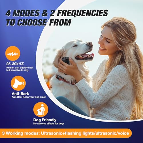 Detalle 2 de AOZOOM Dog Bark Deterrent with 3 Sonic Emitters