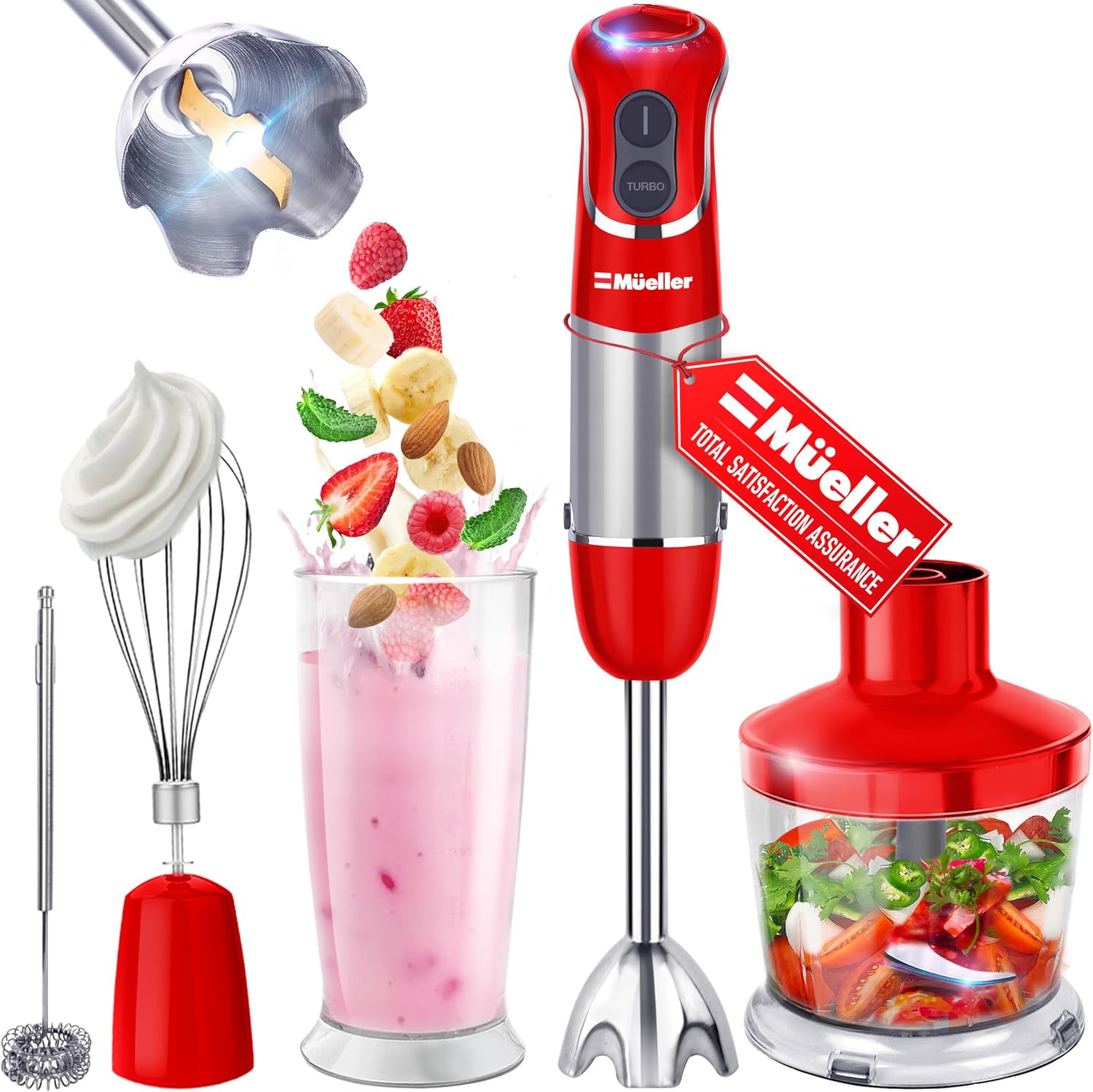 Thumbnail 6 de Mueller immersion blender 12-speed