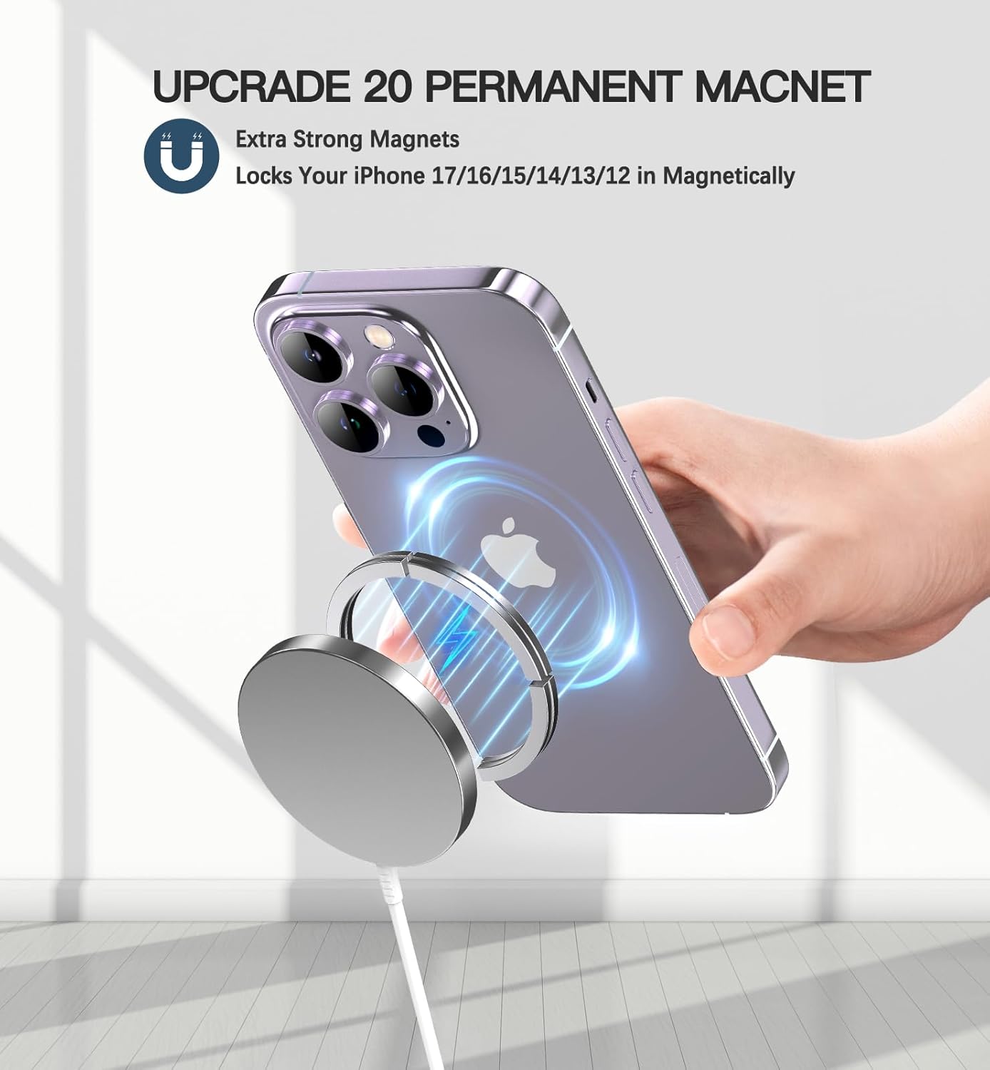 Thumbnail 4 de Mag-Safe Charger 15W fast wireless charger for iPhone