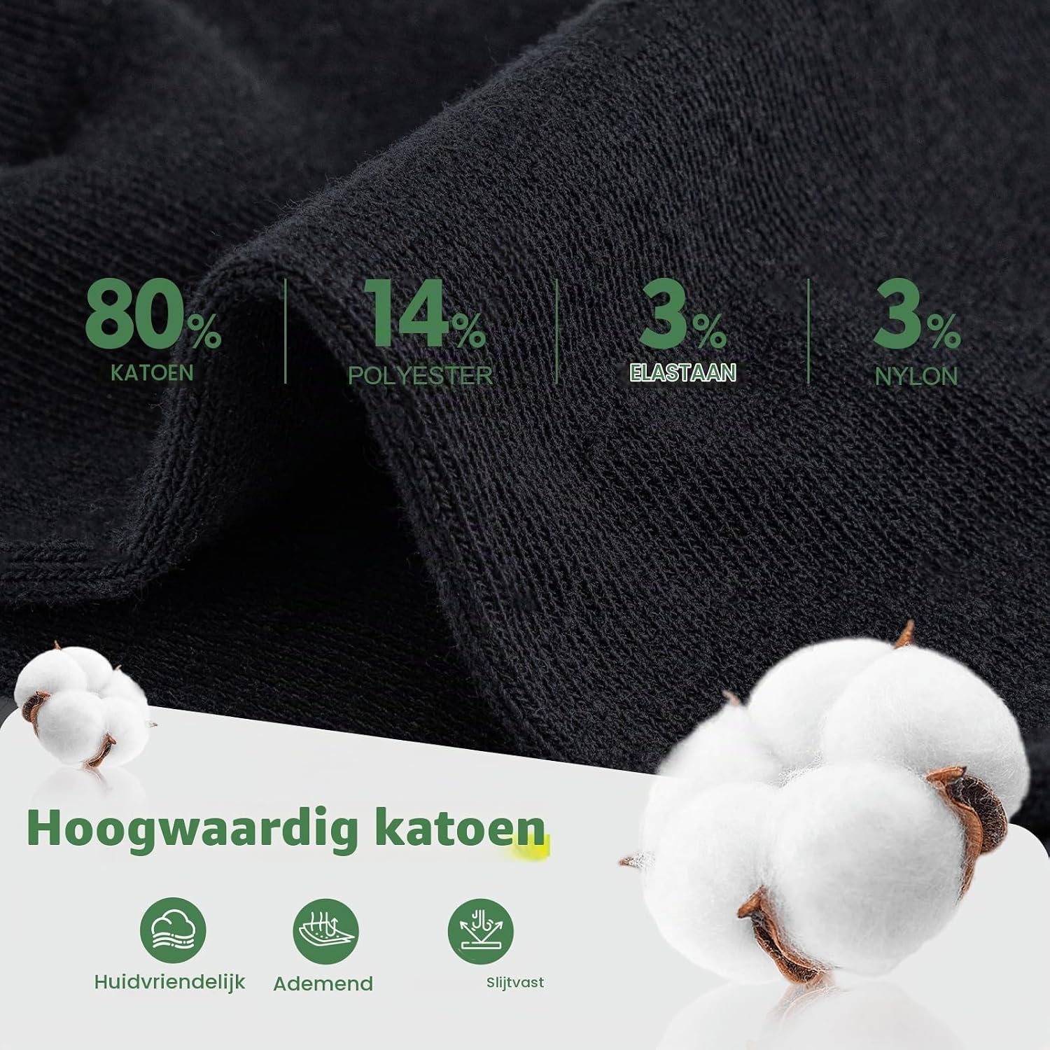 Thumbnail 2 de SockWaddles sneakersokken voor heren en dames, katoen en ademend