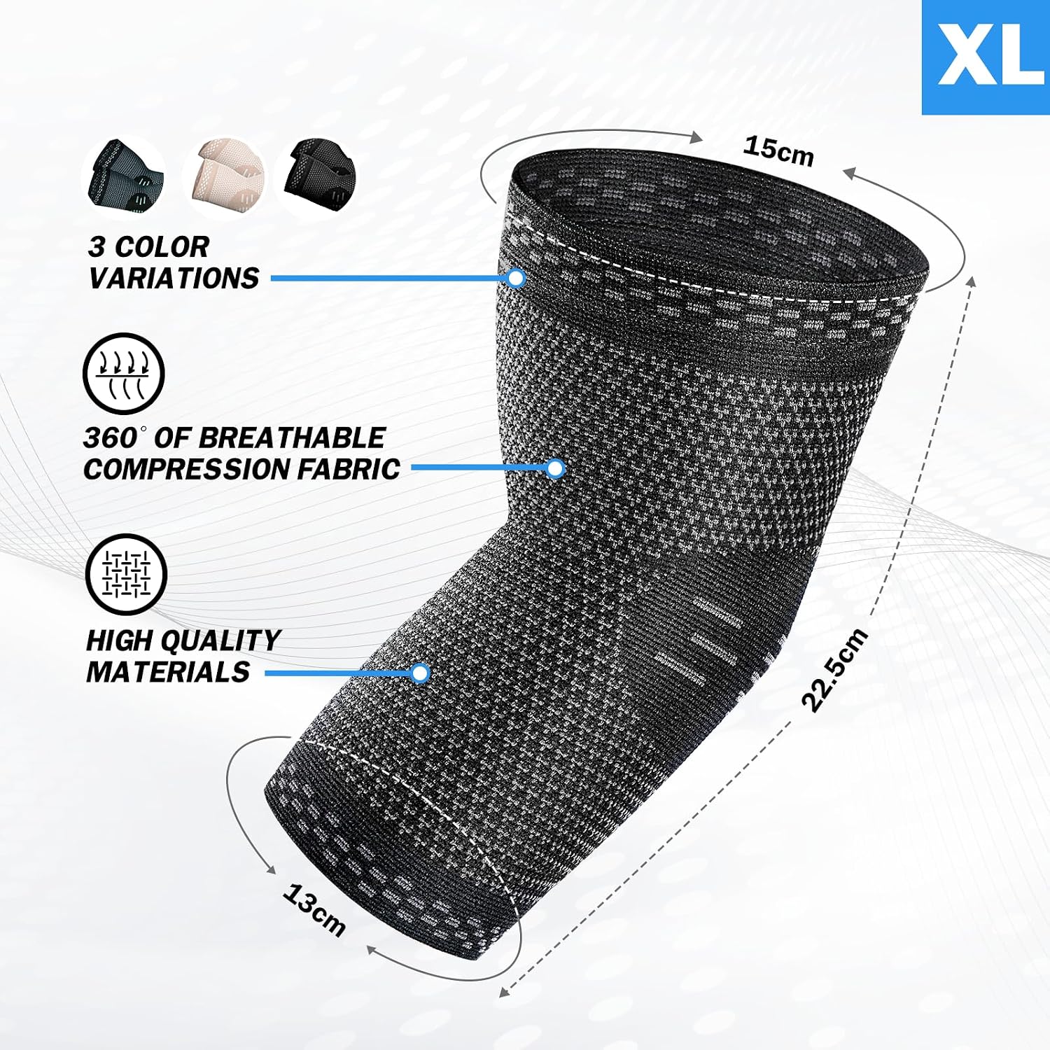 Thumbnail 6 de POWERLIX Ellenbogenbandage XL für Tennisarm