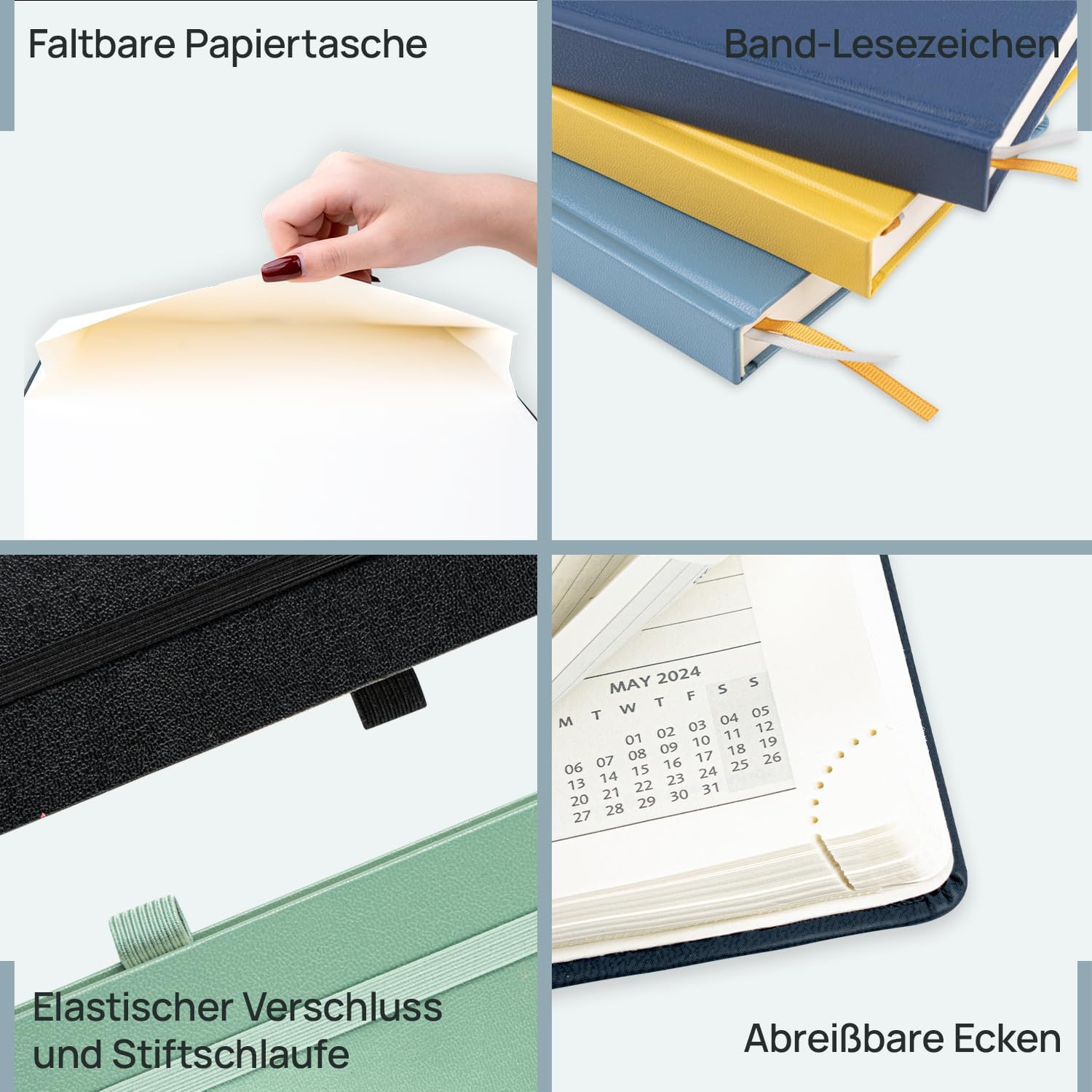 Thumbnail 4 de POPRUN Tagesplaner 21,5 x 14,5 cm 📆