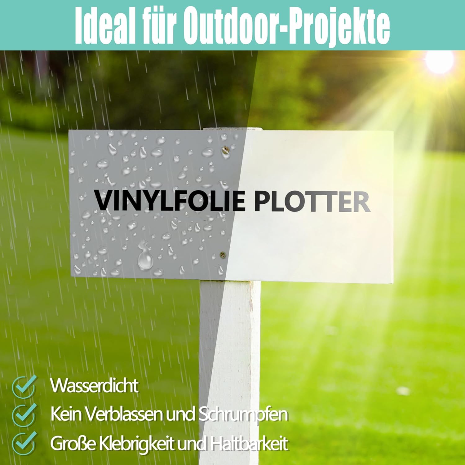 Thumbnail 3 de Selbstklebende Vinylfolie 30,5 cm Matt Gold 🎨