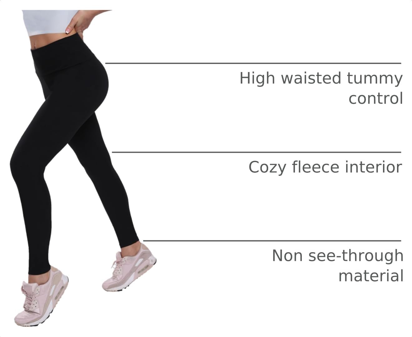 Thumbnail 3 de QGGQDD Fleece Lined Leggings Women