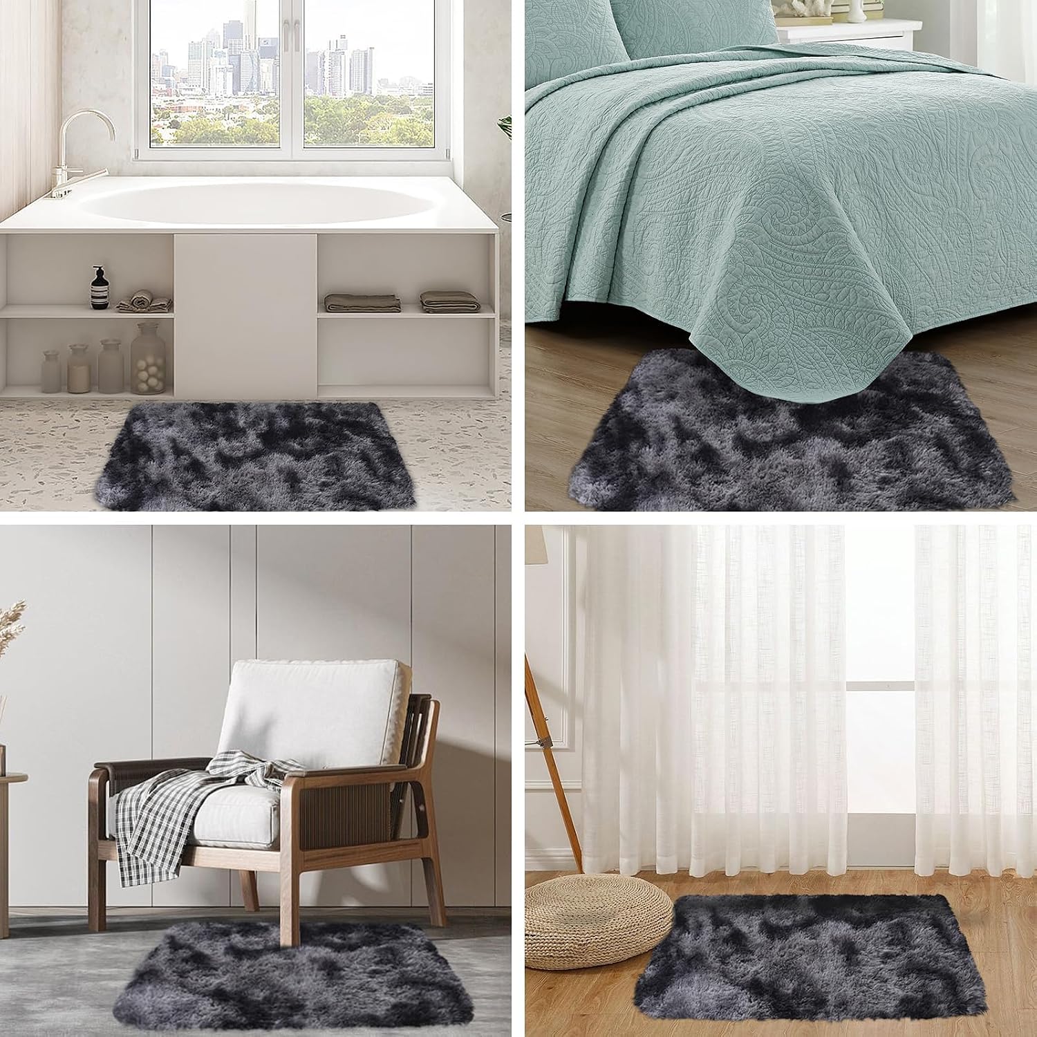 Thumbnail 5 de ConCus-T Grey Bath Mat 50 x 80 cm 🛋
