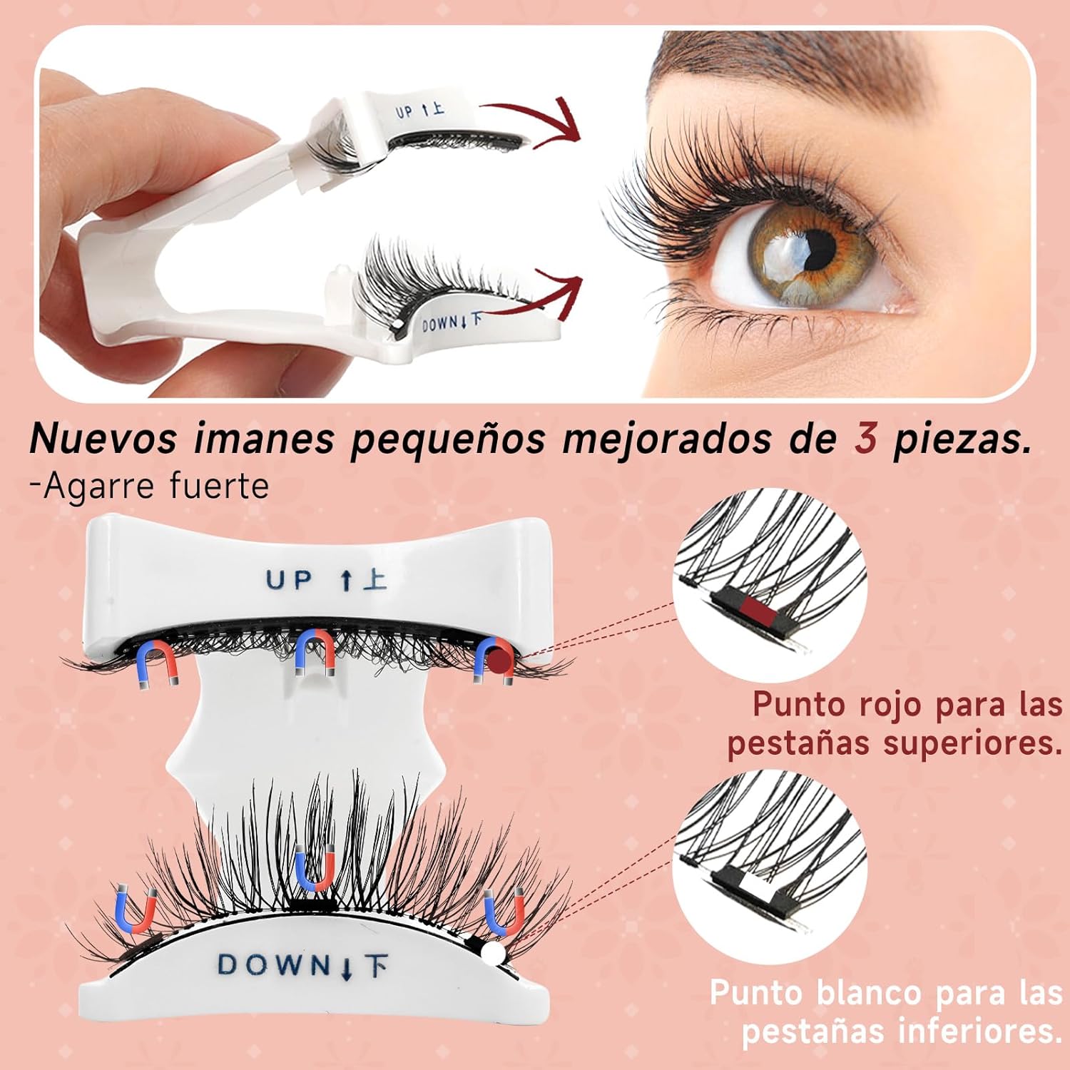 Detalle 2 de Higu Clace Pestañas Magnéticas Set A 🎀