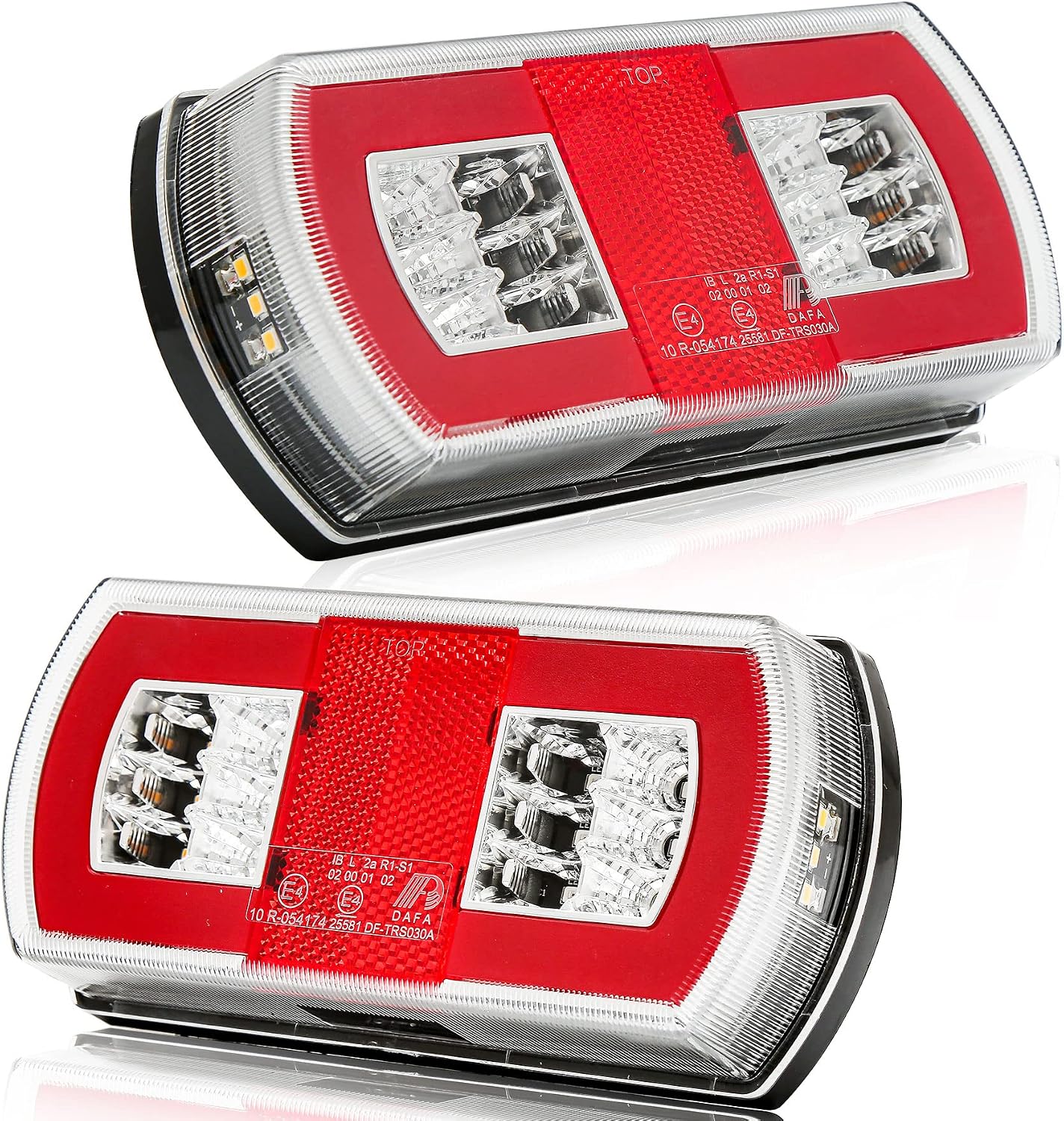 Detalle de AGRISHOP 12/24V LED Trailer Lights 4Function 🚚