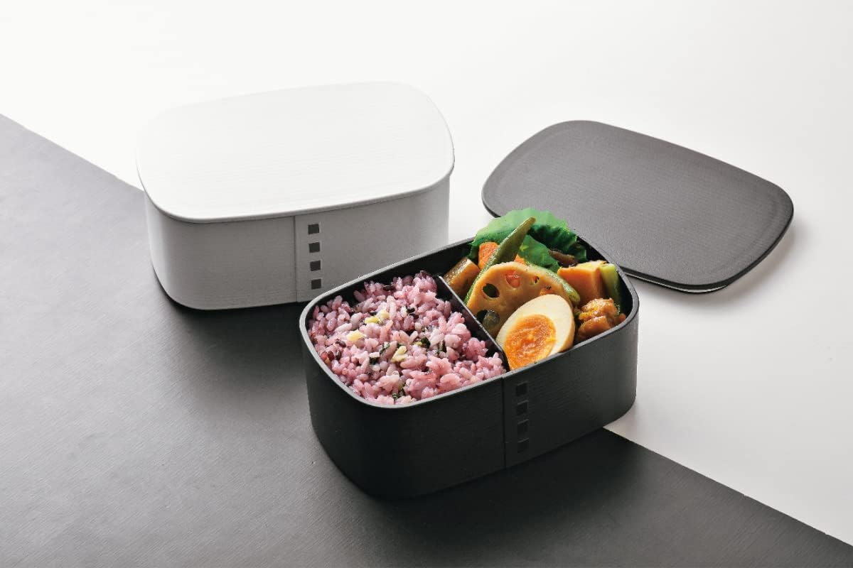 Detalle de たつみや わっぱ一段弁当箱 700mL マットホワイト 電子レンジ・食洗機対応
