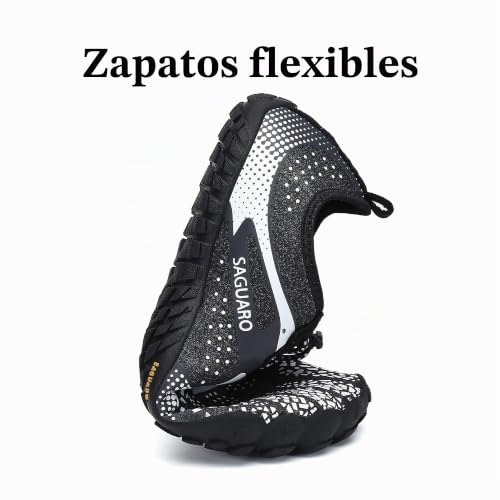 Detalle 2 de SAGUARO Zapatillas barefoot minimalistas para trail y fitness, talla 46