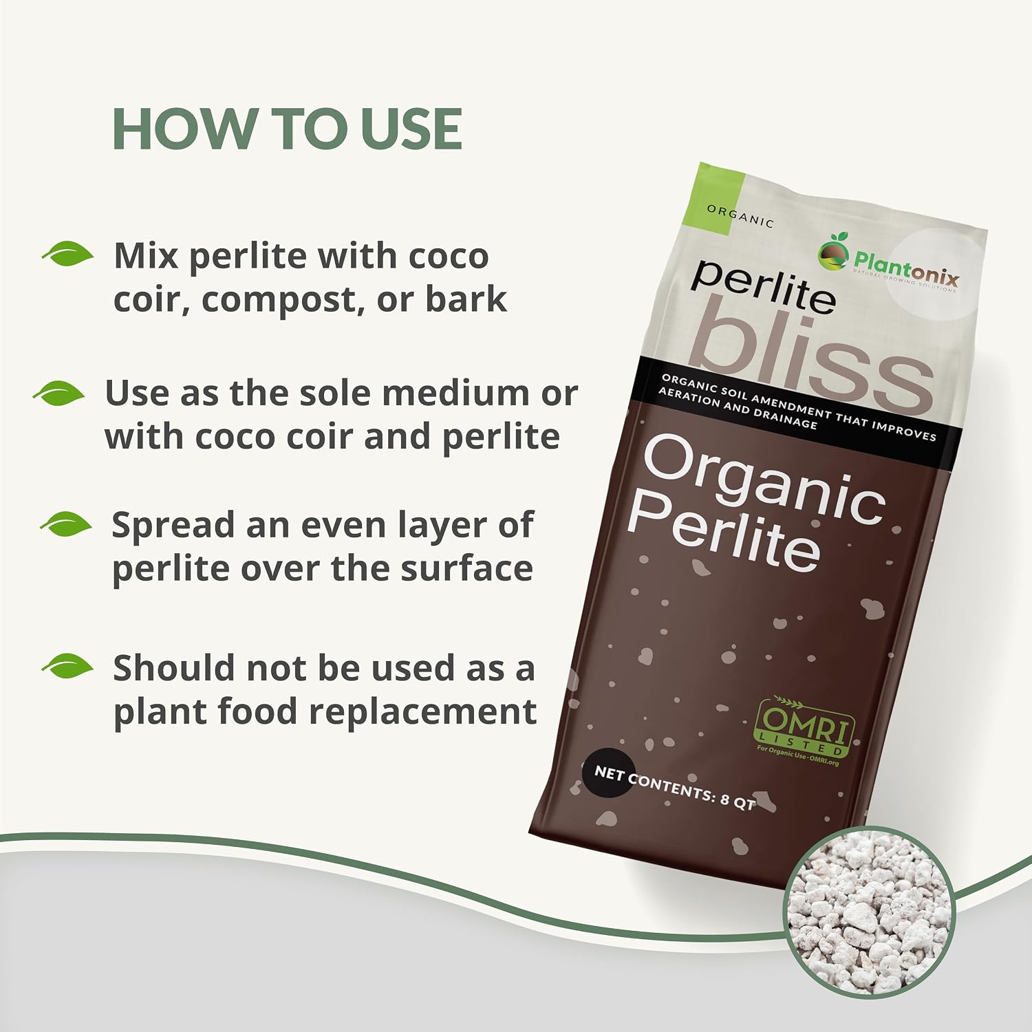 Detalle de Plantonix perlite soil amendment, 24 quarts
