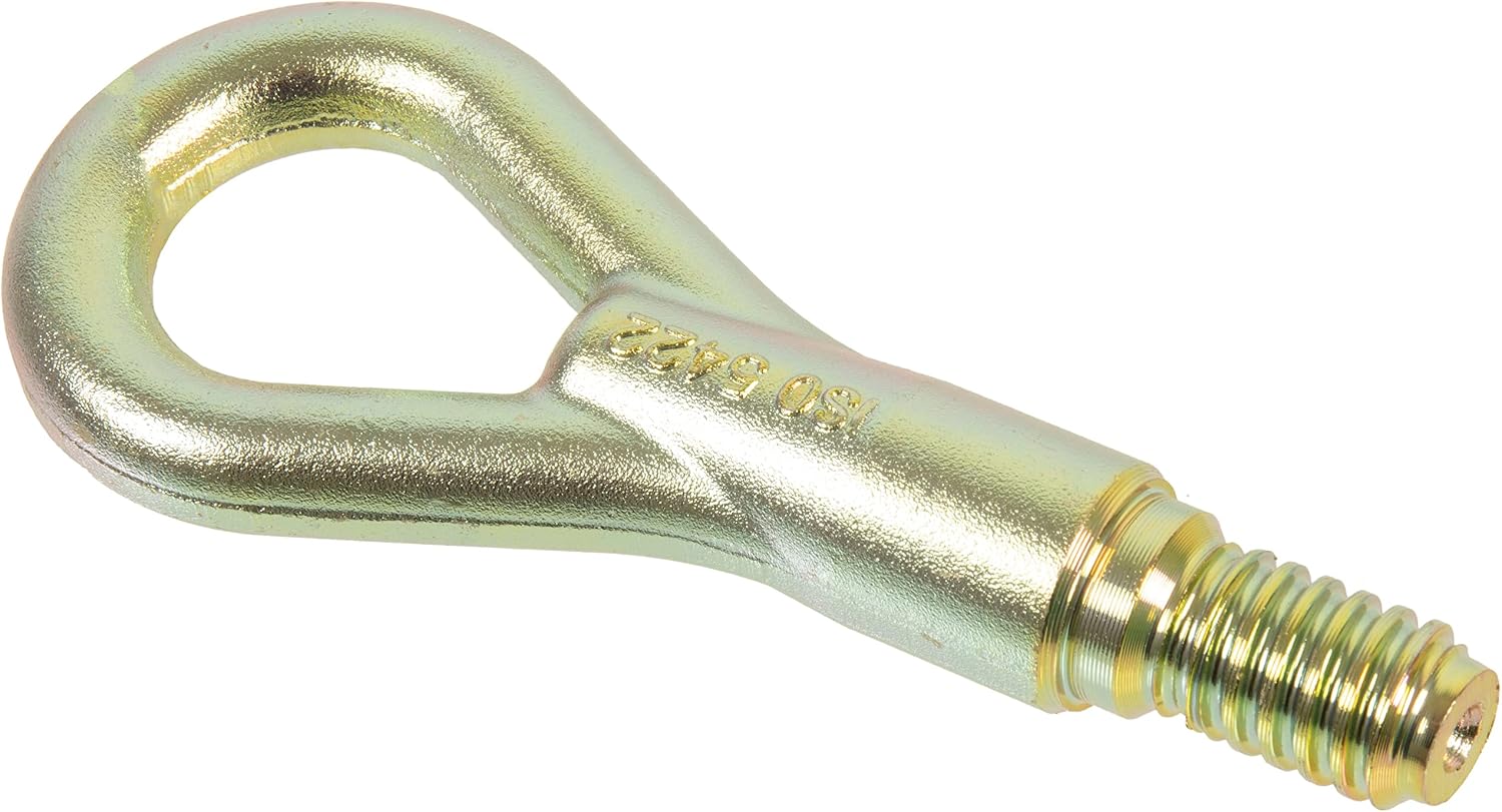 Detalle de TarosTrade 246-0589-N-85140 Tow Hook in Alloy Steel, Powder-Coated