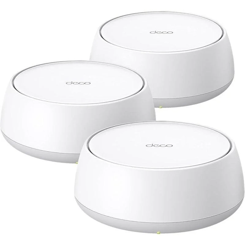 Detalle de TP-Link Deco BE25 Pack triple Mesh Wi‑Fi 7 BE3600 con 2.5G por nodo