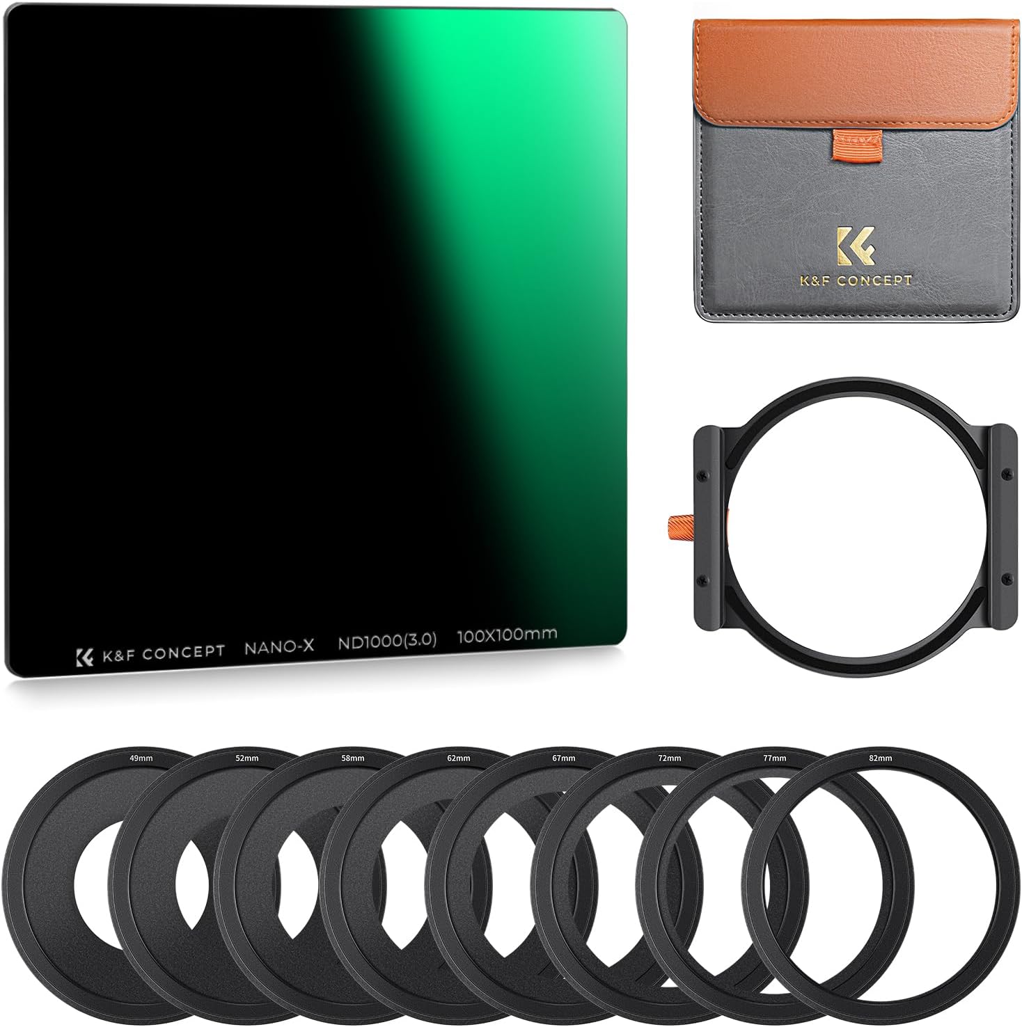 Detalle de K&F Concept Nano-X Rechteckfilter Set ND1000