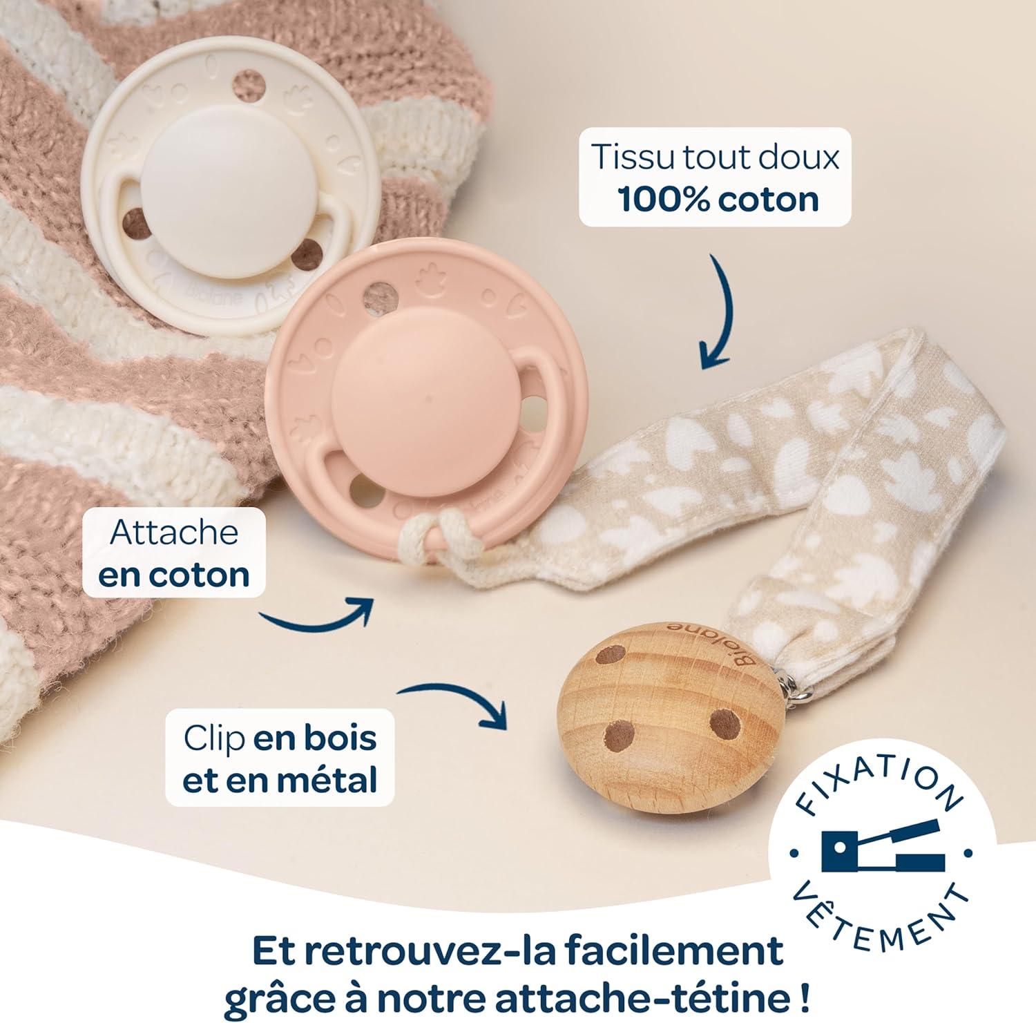 Thumbnail 4 de Biolane – Tétines rondes extra-fines pour 6 mois et plus, téterelle en caoutchouc naturel (vert bicolore)