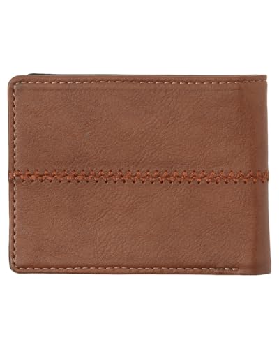 Detalle de Quiksilver Stitchy Cartera triple hoja S Chocolate Brown 👝