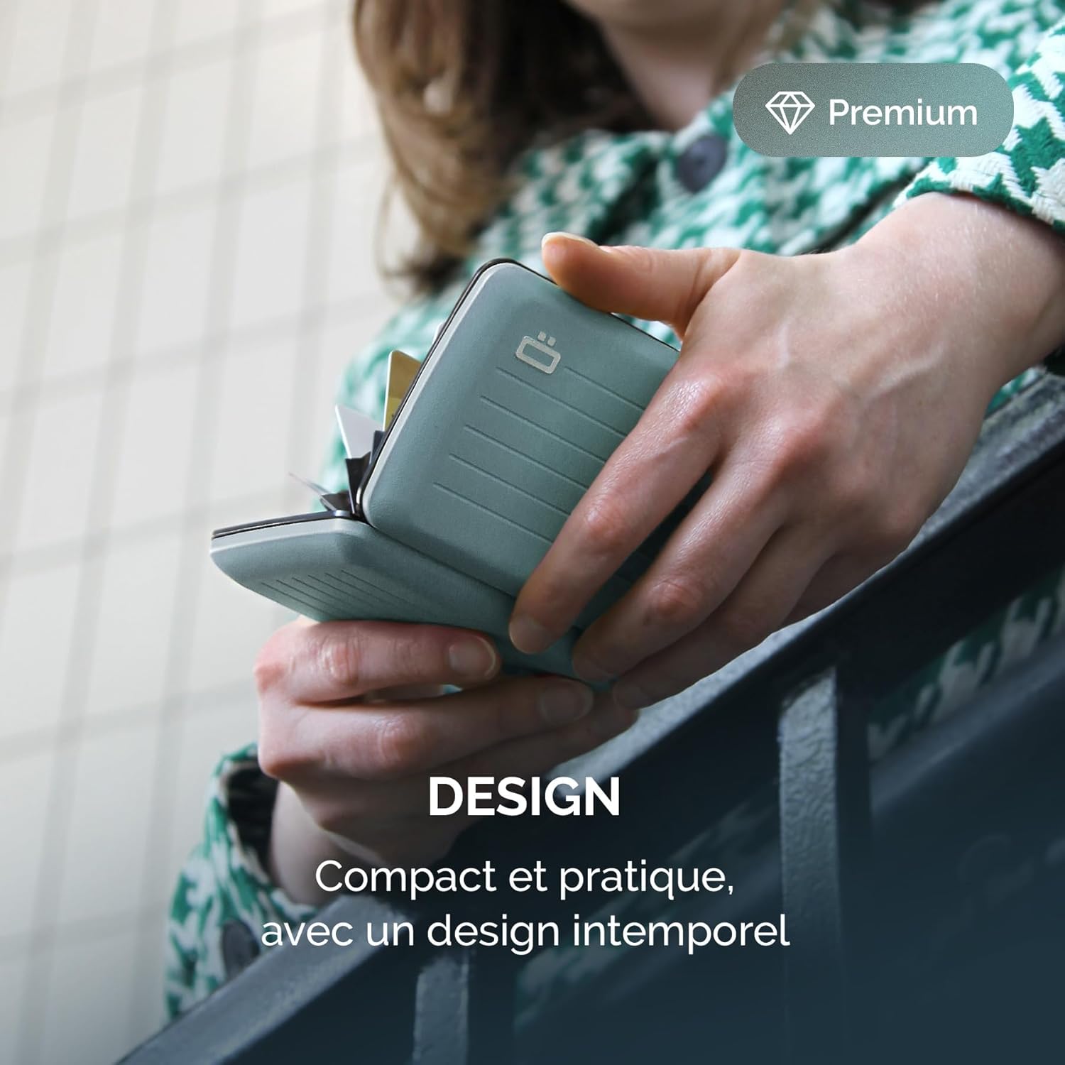 Thumbnail 5 de ÖGON Designs Smart Case Oslo : porte-cartes en aluminium avec protection RFID et fermoir métal