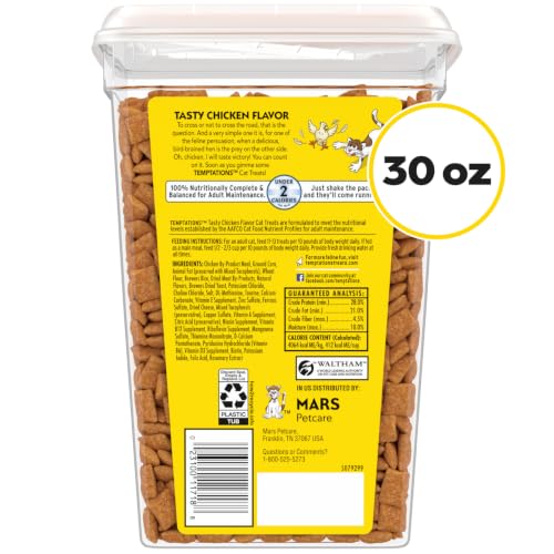 Thumbnail 8 de Temptations Classic Crunchy and Soft Cat Treats, Tasty Chicken — 30 oz