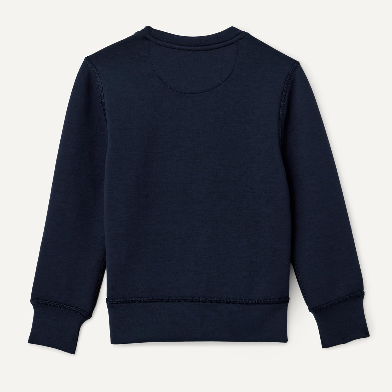 Detalle de Amazon Essentials Boys' Active Sweat Relaxed-Fit Crewneck Pullover Sweatshirt (Navy, X-Small)