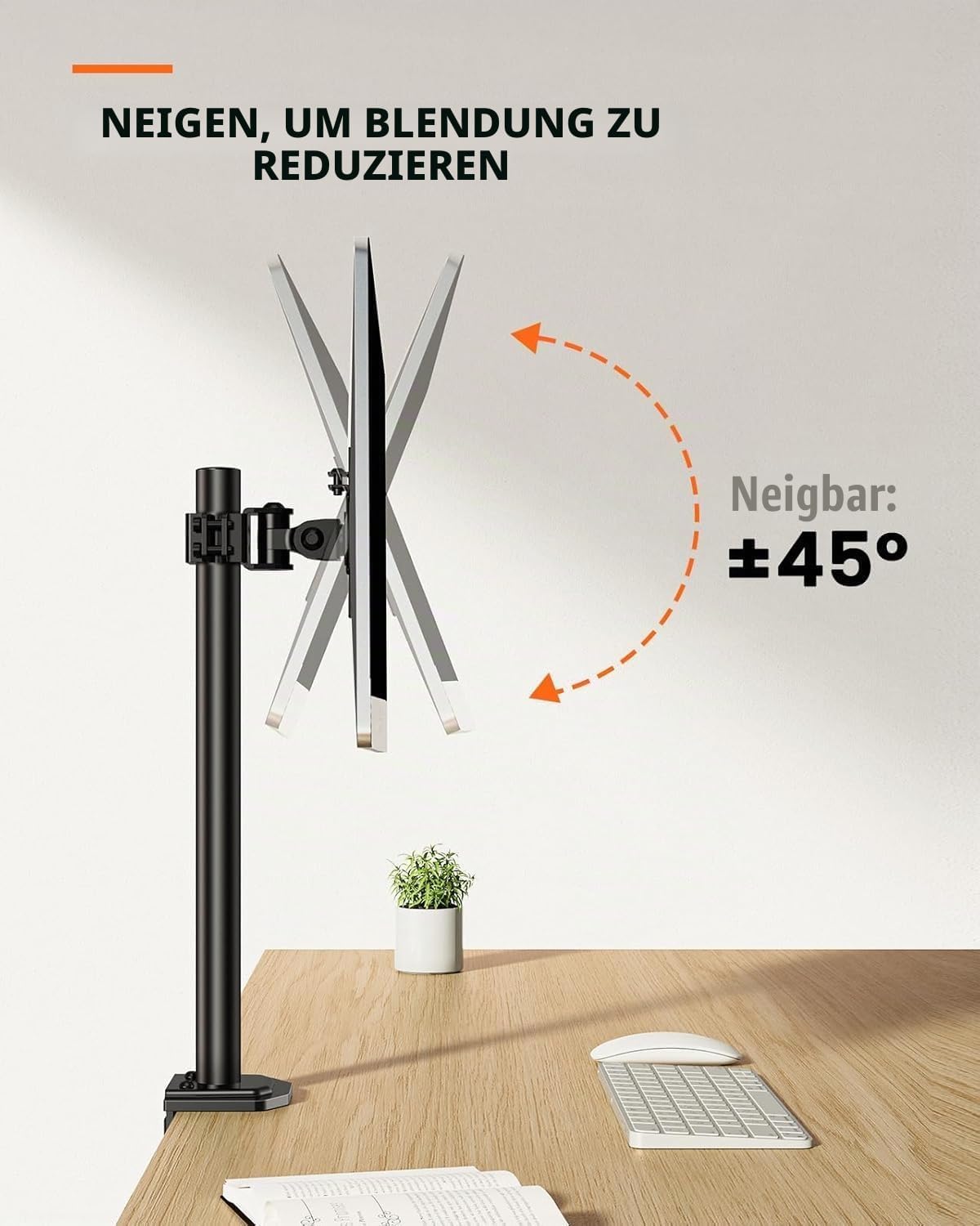 Detalle de ErGear Monitor Halterung 8 kg für 13–32 Zoll