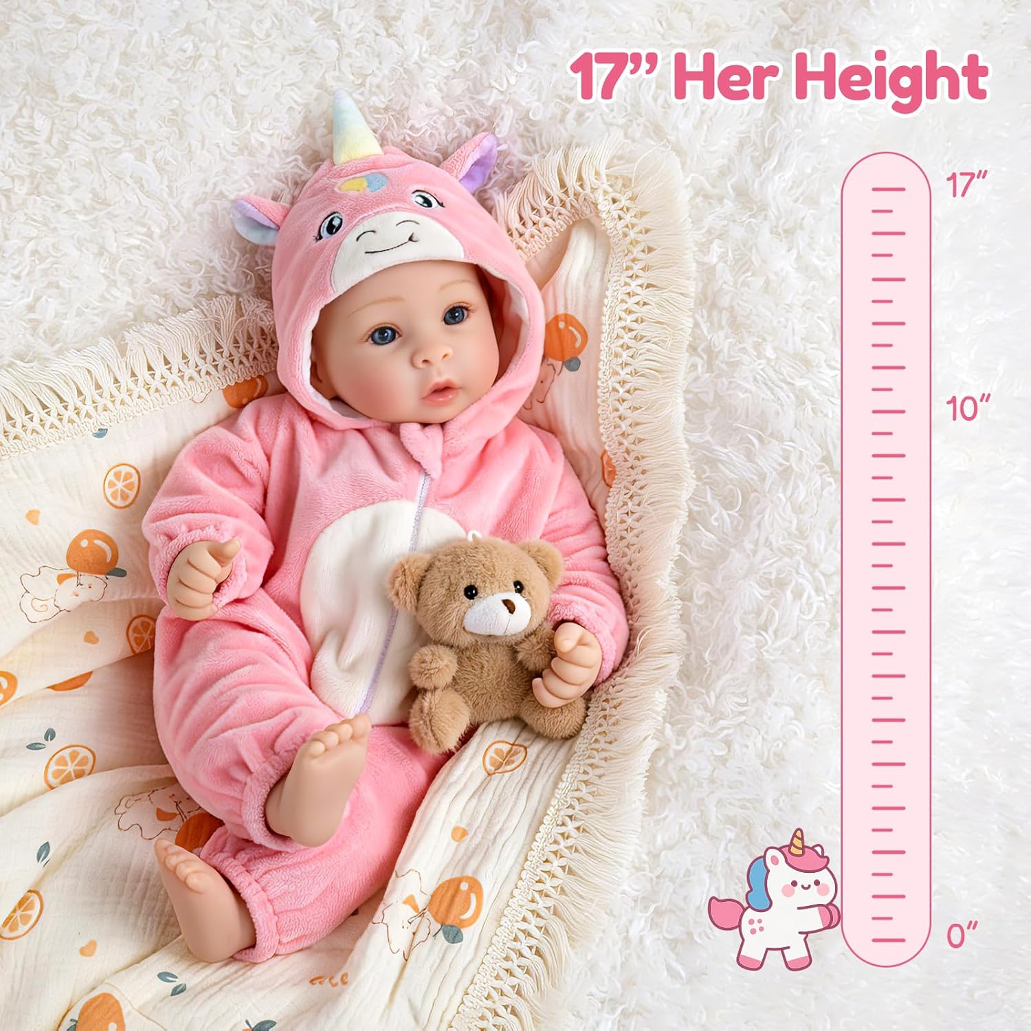 Thumbnail 5 de Aori 17-inch Realistic Doll