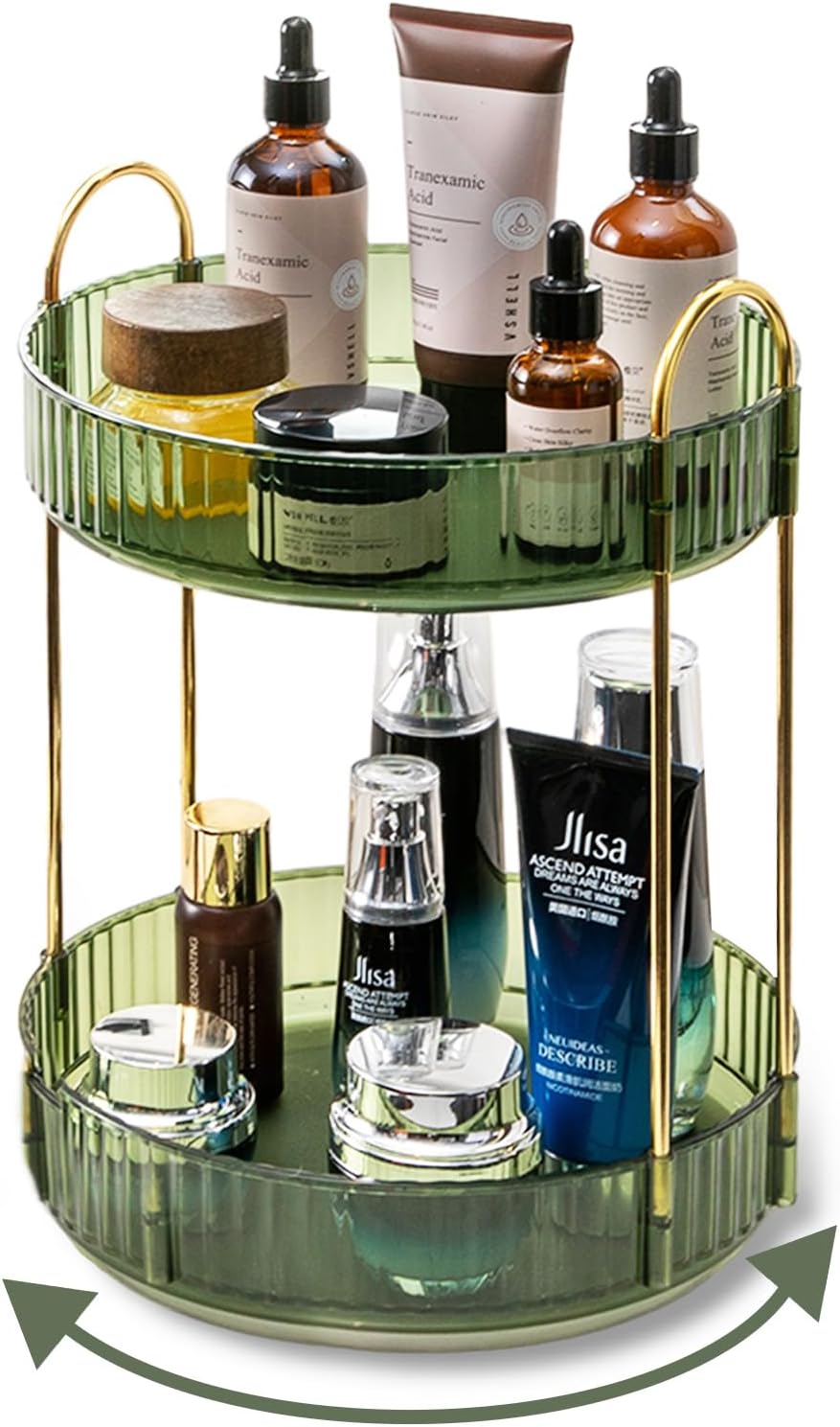 Detalle de Asayuee Makeup Organizer 2-Tier 💄