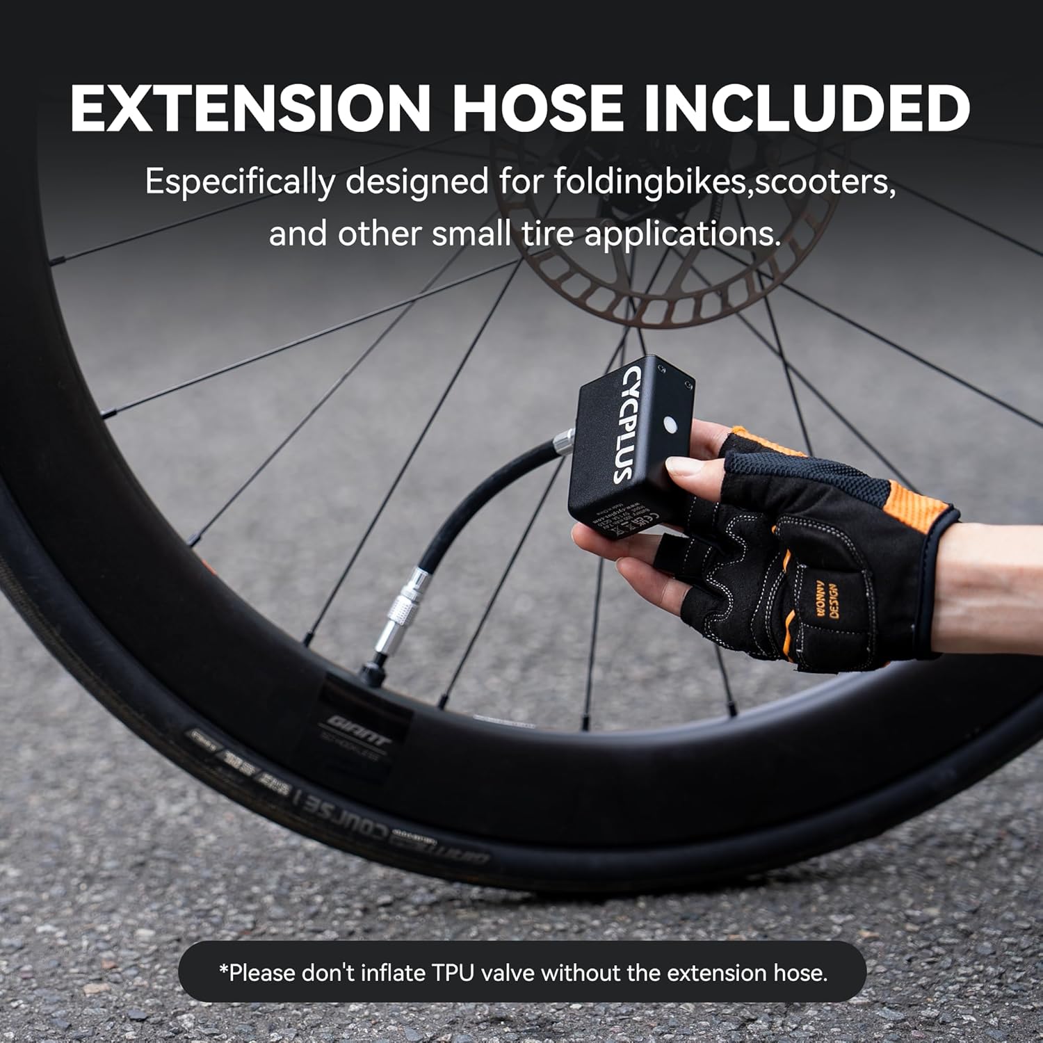 Thumbnail 4 de CYCPLUS AS2 Tiny E-Pump 100 PSI Fahrradpumpe