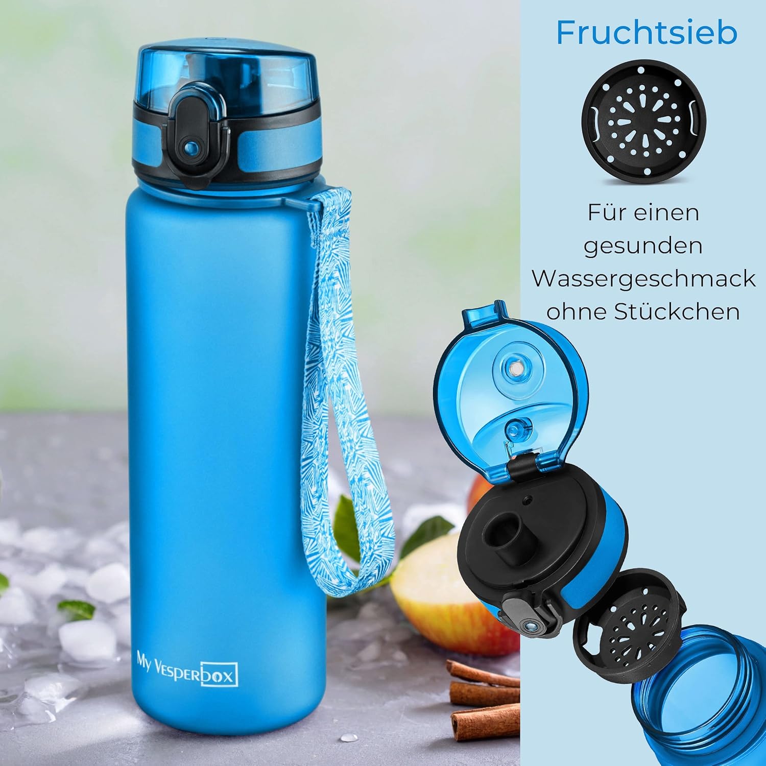 Thumbnail 3 de My Vesperbox Trinkflasche Kinder 500ML – auslaufsicher, kohlensäuregeeignet & spülmaschinenfest