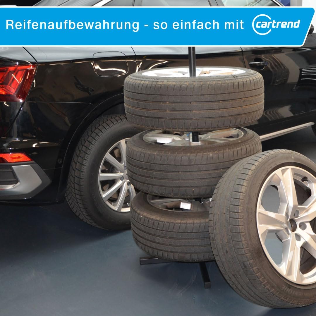 Thumbnail 5 de cartrend Reifenständer XL Max – Tragkraft 120 kg, für Felgen und Reifen bis 285 mm, schwarz