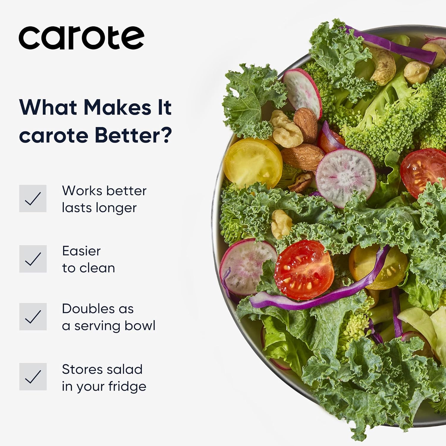 Thumbnail 5 de CAROTE 6.4 Qt Salad Spinner 🥗