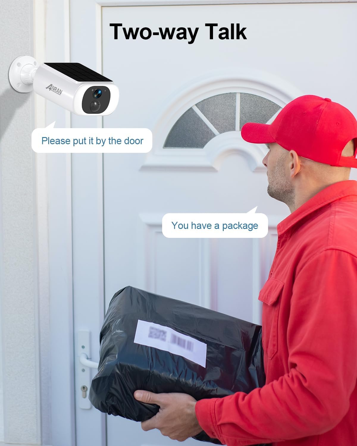 Detalle 2 de ANRAN C3 2K wireless solar security cameras