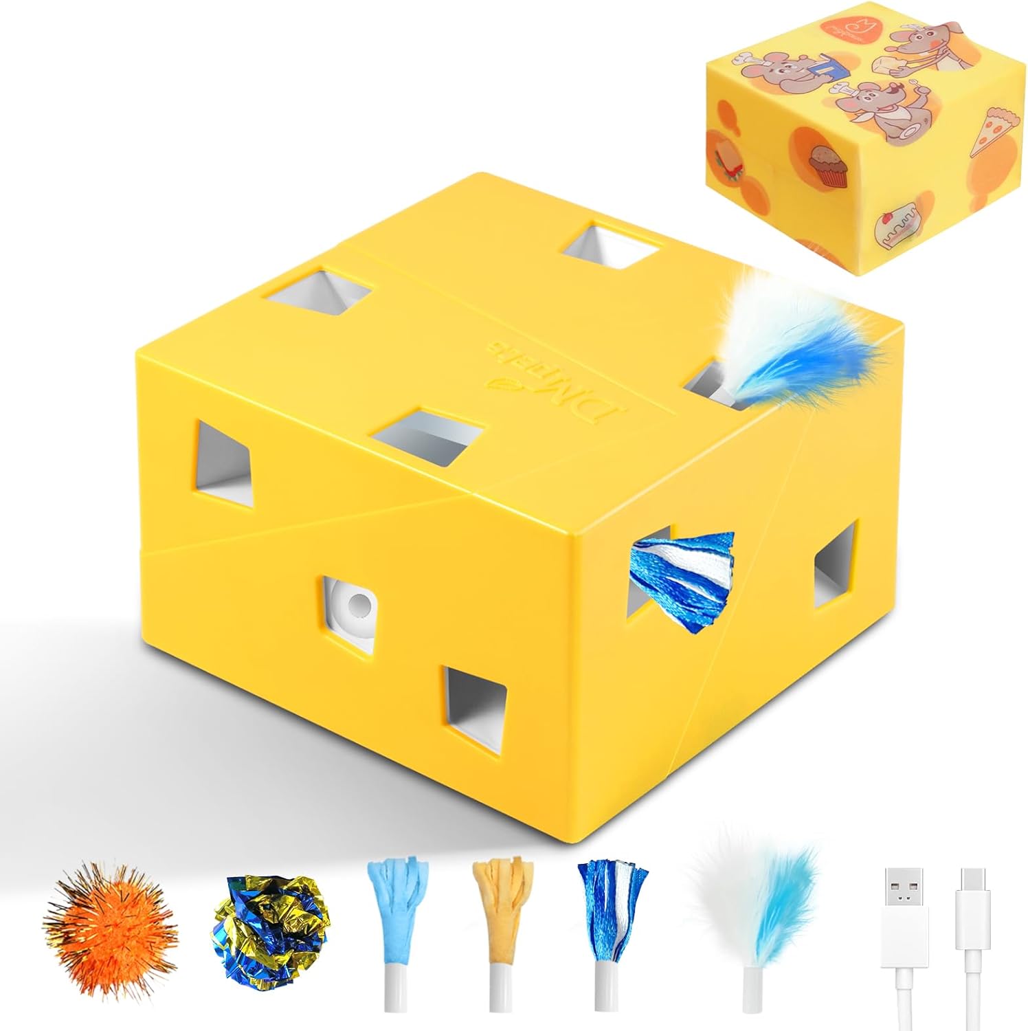 Thumbnail 6 de Migipaws MigiBox Feder Ersatz 6 StĂŒck Katzenspielzeug đ±