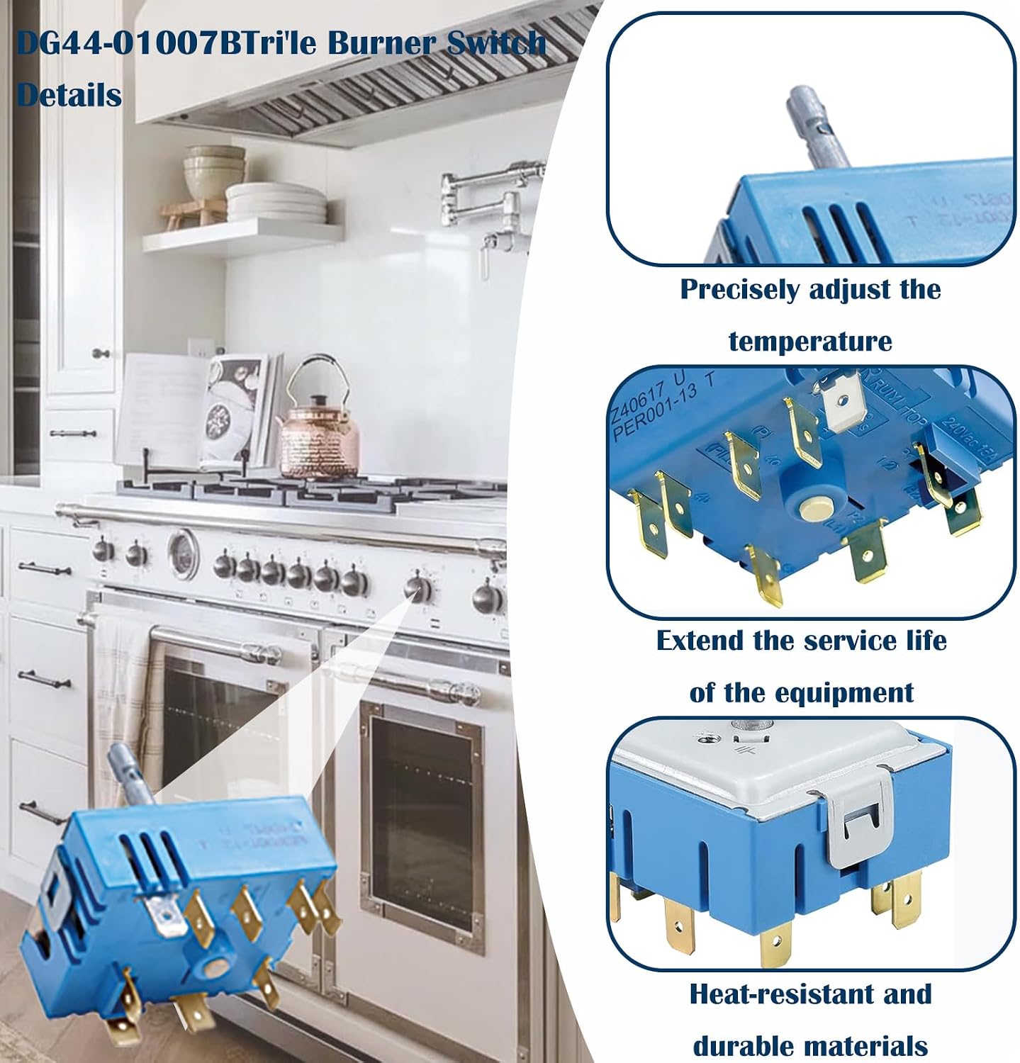 Detalle de DG44-01007B Range Surface Element Control Switch