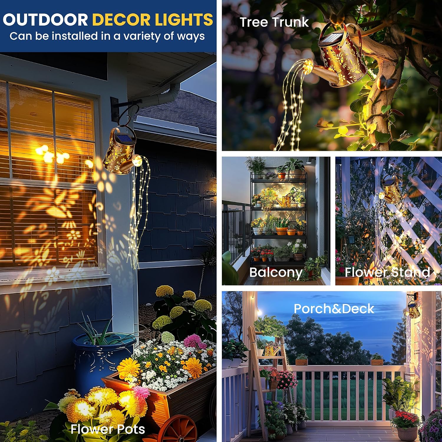 Detalle 2 de PATIOPIA Solar Garden Lights, Metal