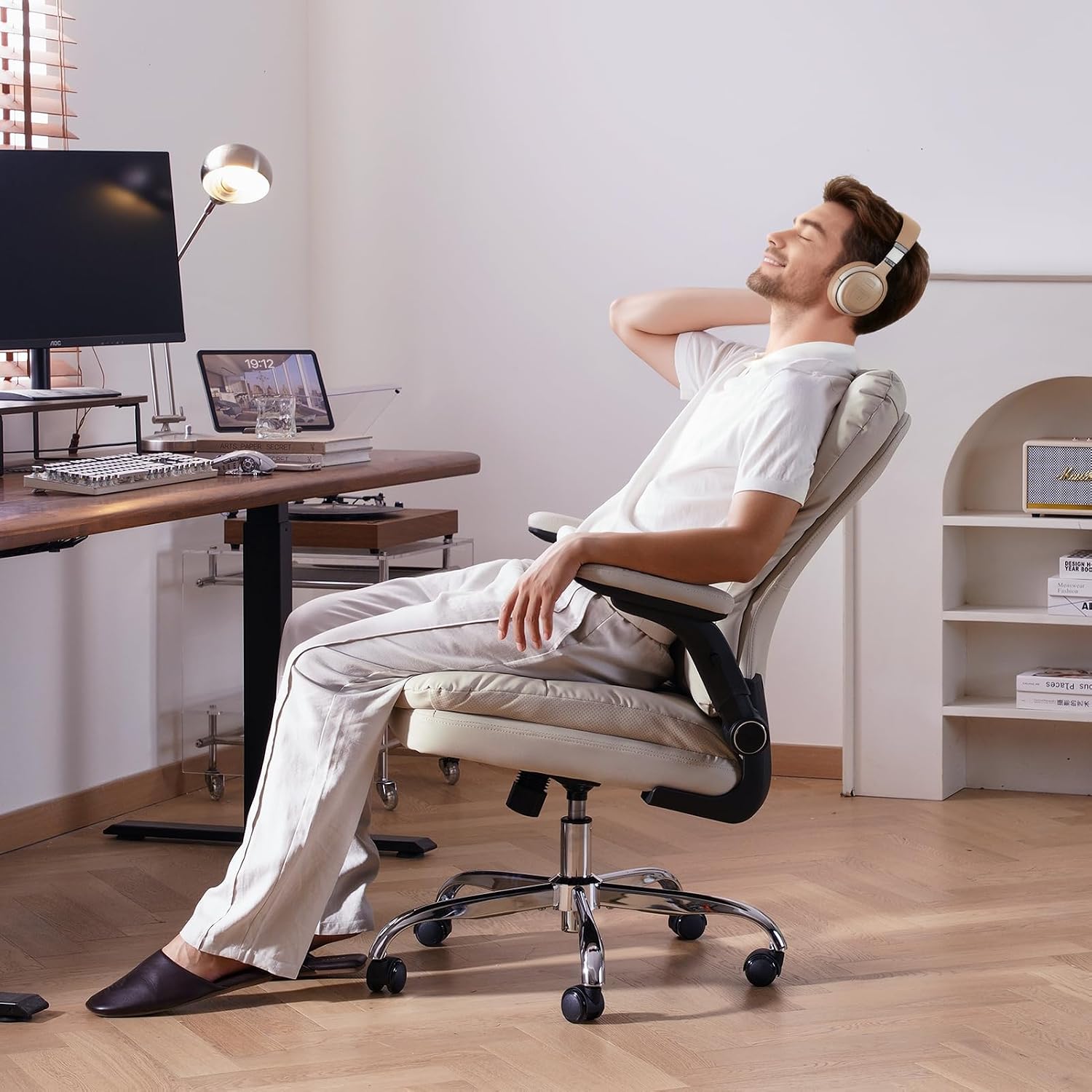 Thumbnail 1 de LEAGOO Office Chair with Lumbar Support – Executive Desk Chair for Home Office