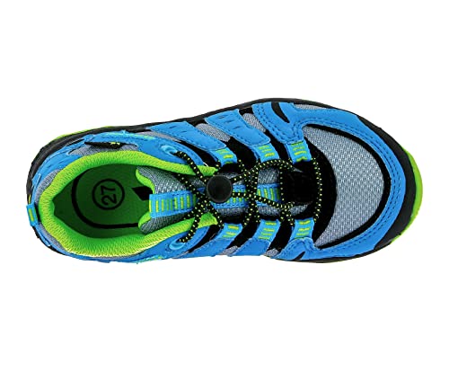 Thumbnail 4 de Lico Unisex Fremont Trekking-& Wanderhalbschuhe Grau Blau Lemon (Größe 34 EU) – Schnellverschluss, mehrfarbiges Muster