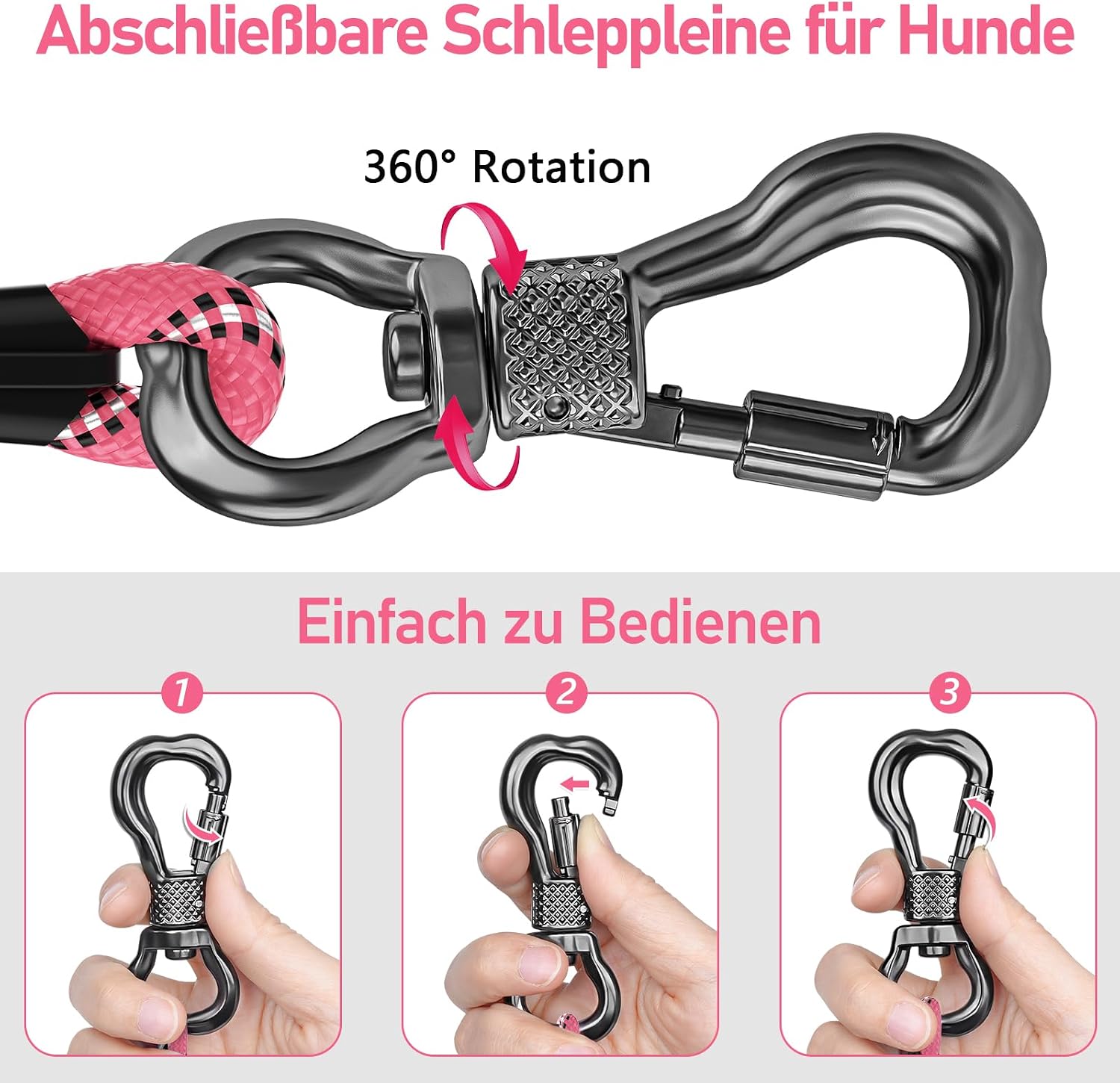 Detalle 2 de X XBEN Schleppleine für Hunde 10 m