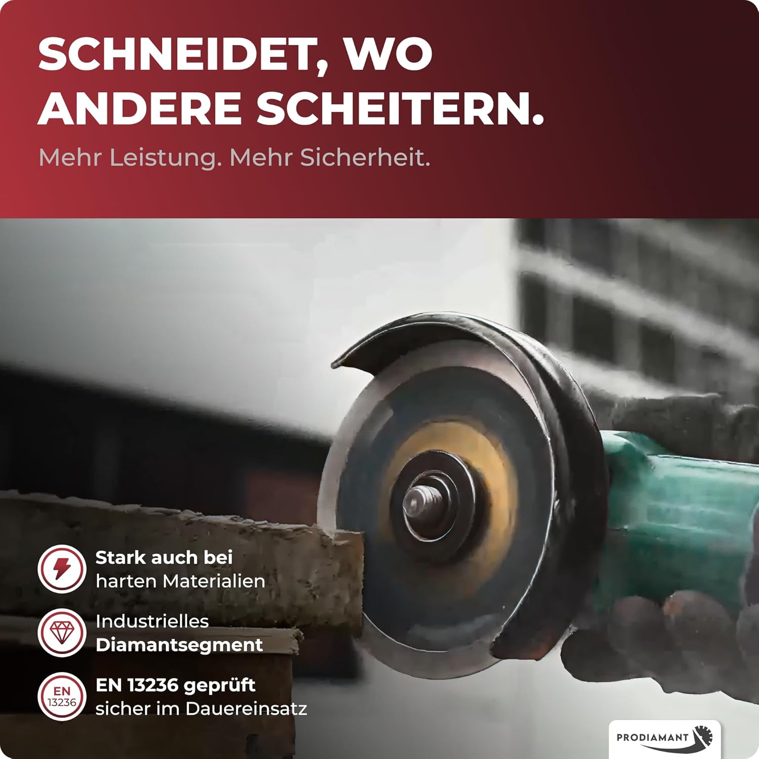 Detalle 2 de PRODIAMANT Premium Diamanttrennscheibe 125 mm