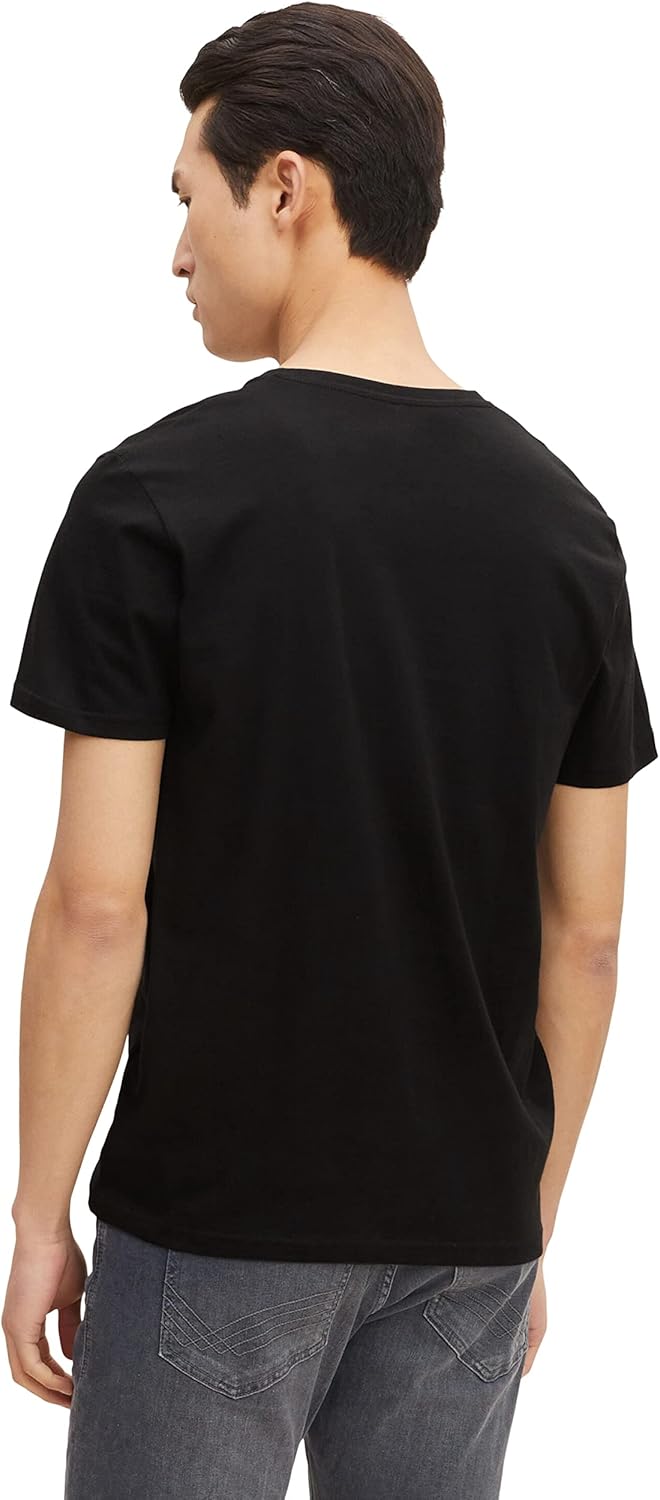 Thumbnail 3 de TOM TAILOR Herren Doppelpack T-Shirt mit V-Ausschnitt (Regular Fit) aus Baumwolle