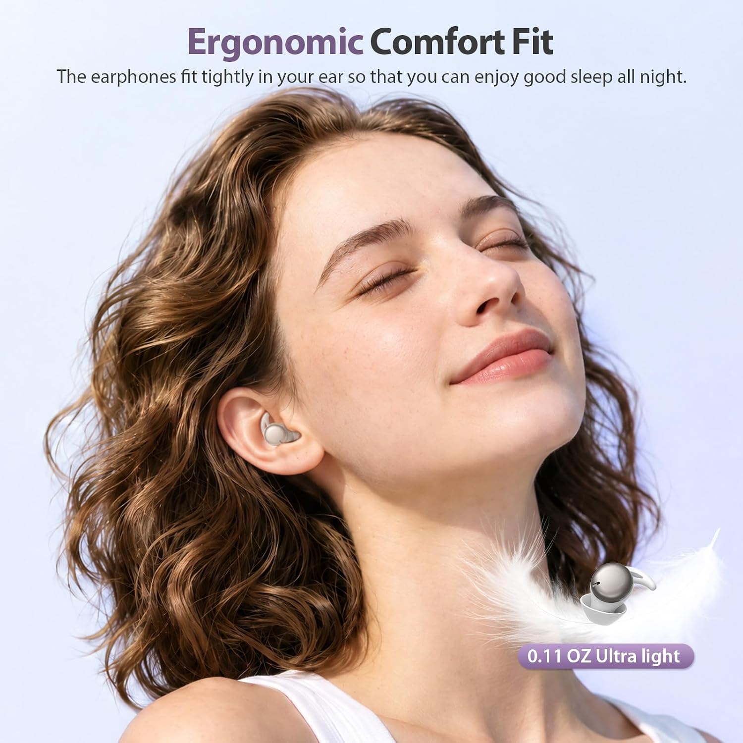 Detalle 2 de Sleep earbuds with Bluetooth 5.4