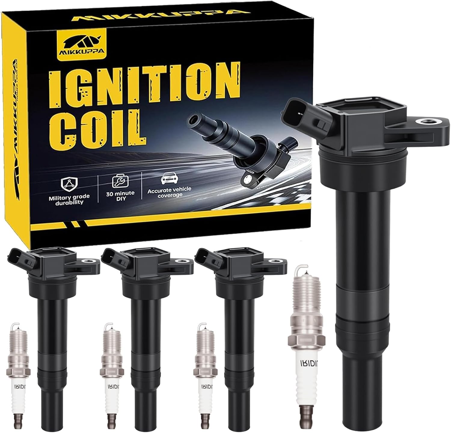Detalle de MIKKUPPA Ignition Coil and Spark Plug Set UF651