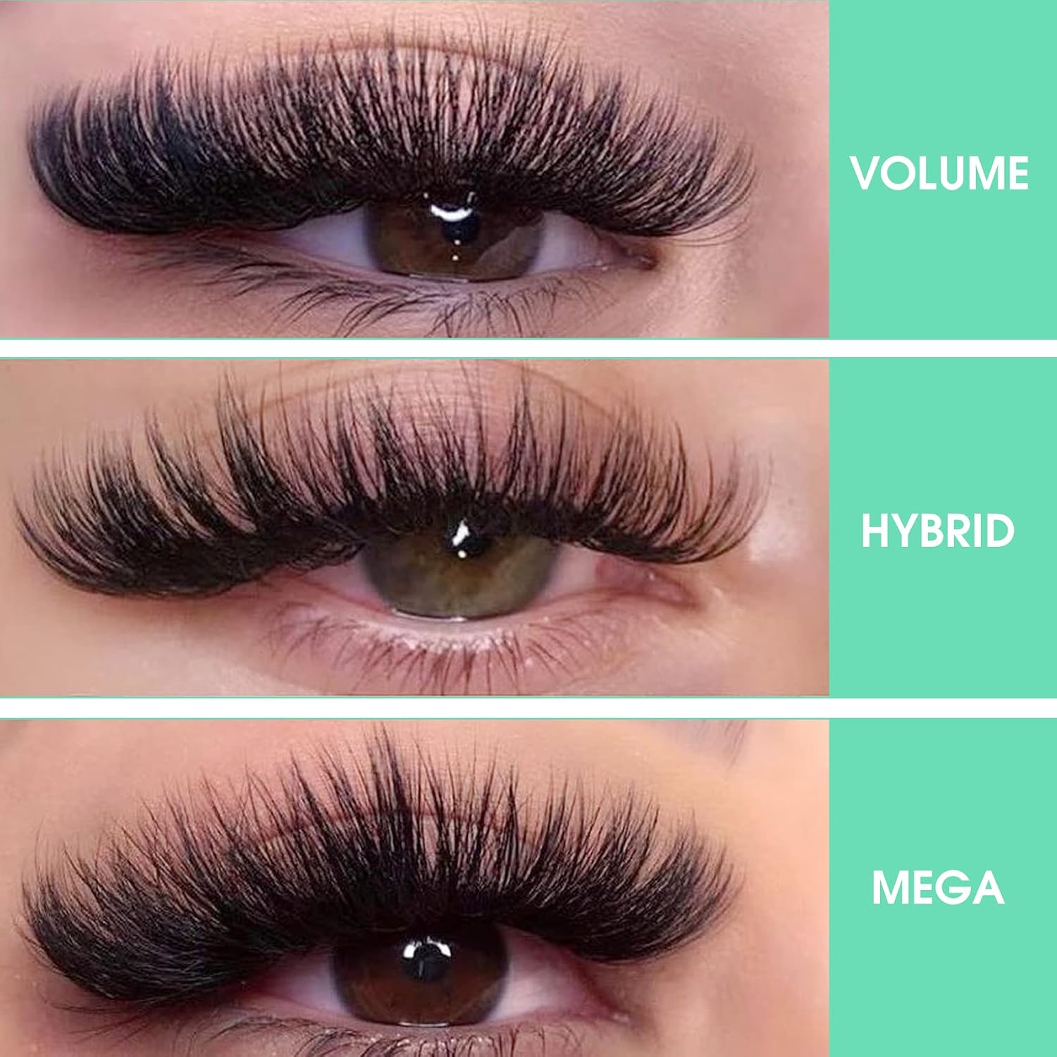 Thumbnail 6 de Easy Fan Lashes C-0.07-8-15 selbstfächernde Wimpern für Volumentechnik (C/D curl)
