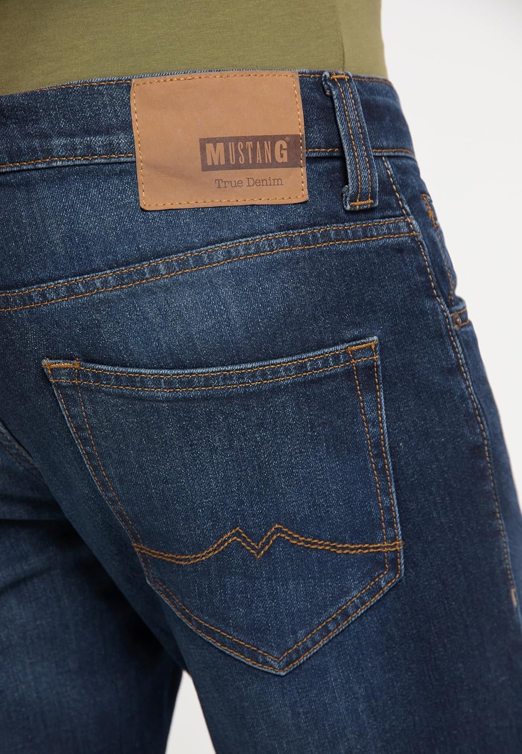Thumbnail 1 de MUSTANG Herren Stretch Jeans „Oregon“ Bootcut in Schwarz/Blau – Denim mit bequemem Stretch