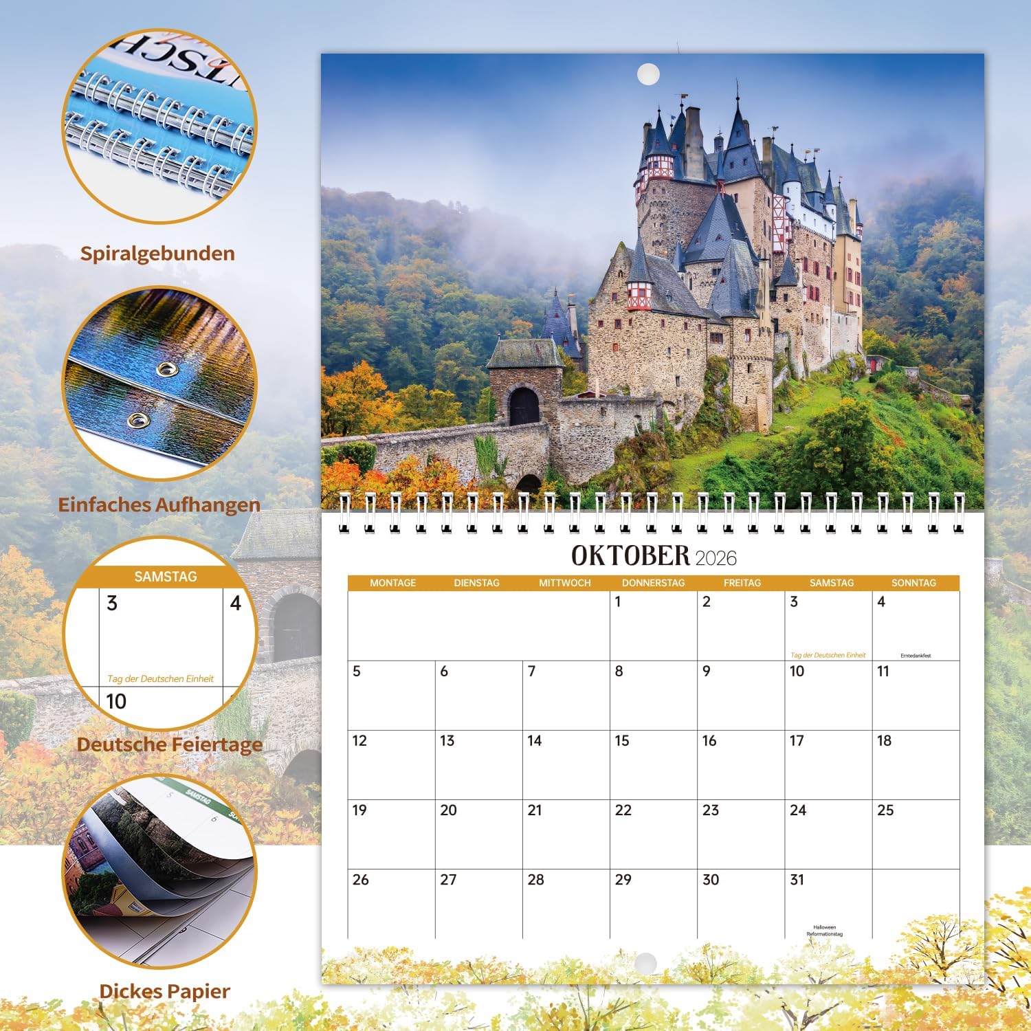 Thumbnail 5 de Wandkalender 2026 27,5 x 19,5 cm 📅