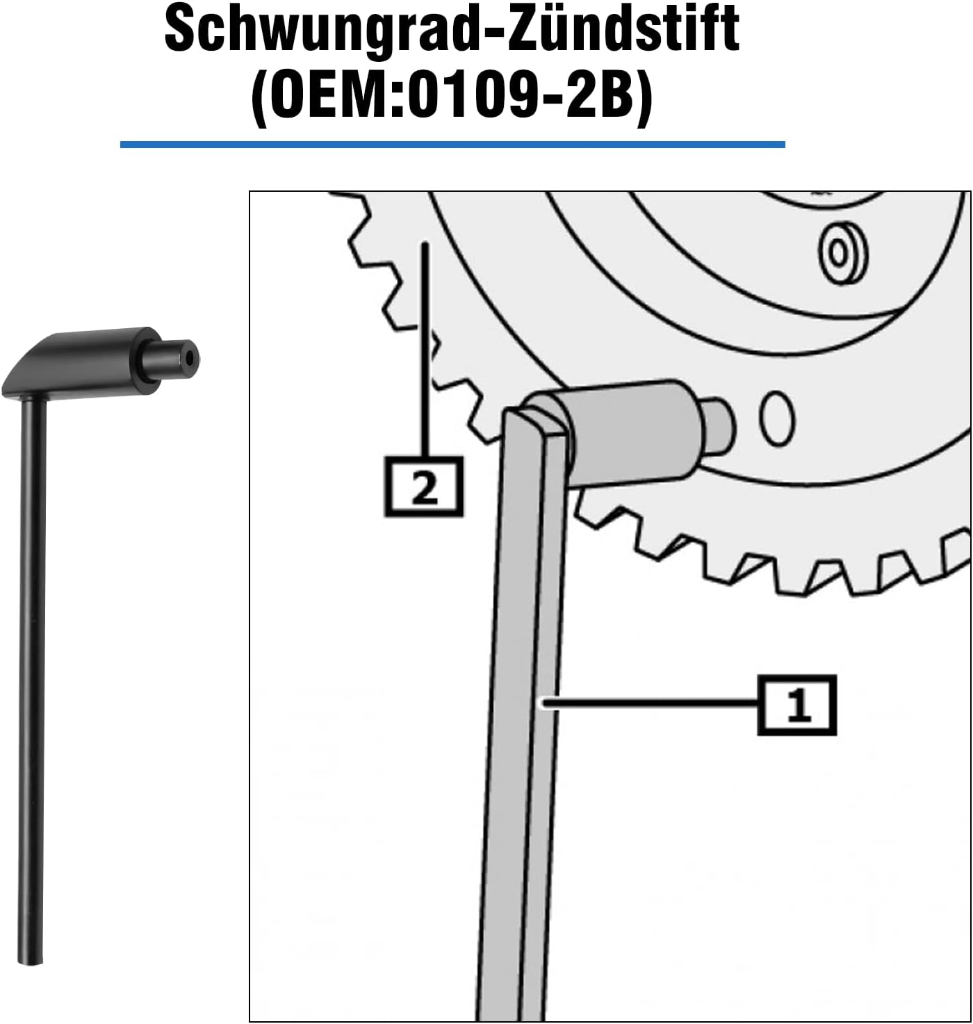 Detalle 2 de RUIZHI Strumento per Cinghia dentata PSA 1.0/1.2T