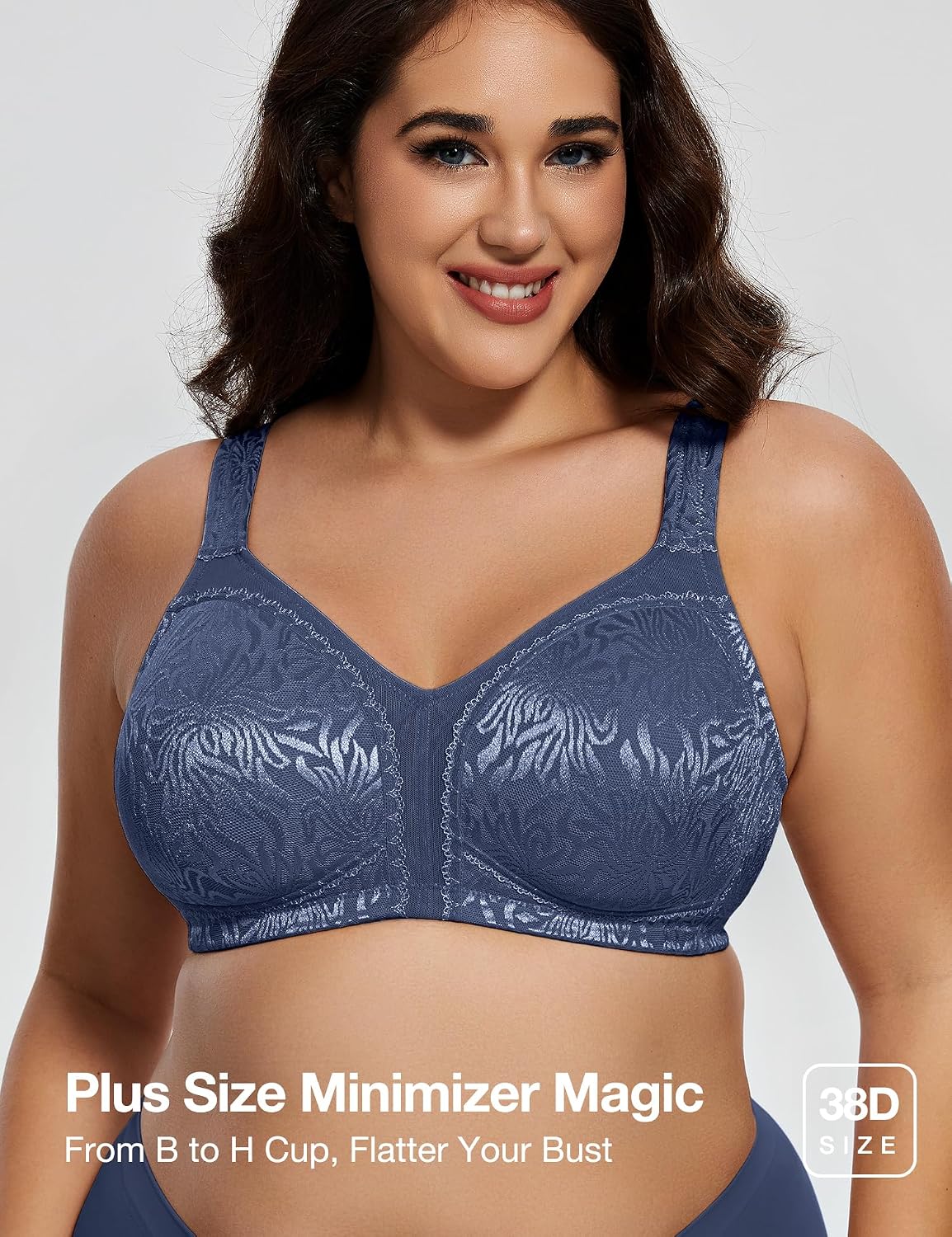 Thumbnail 5 de Deyllo Women's Minimizer Bra, Wirefree