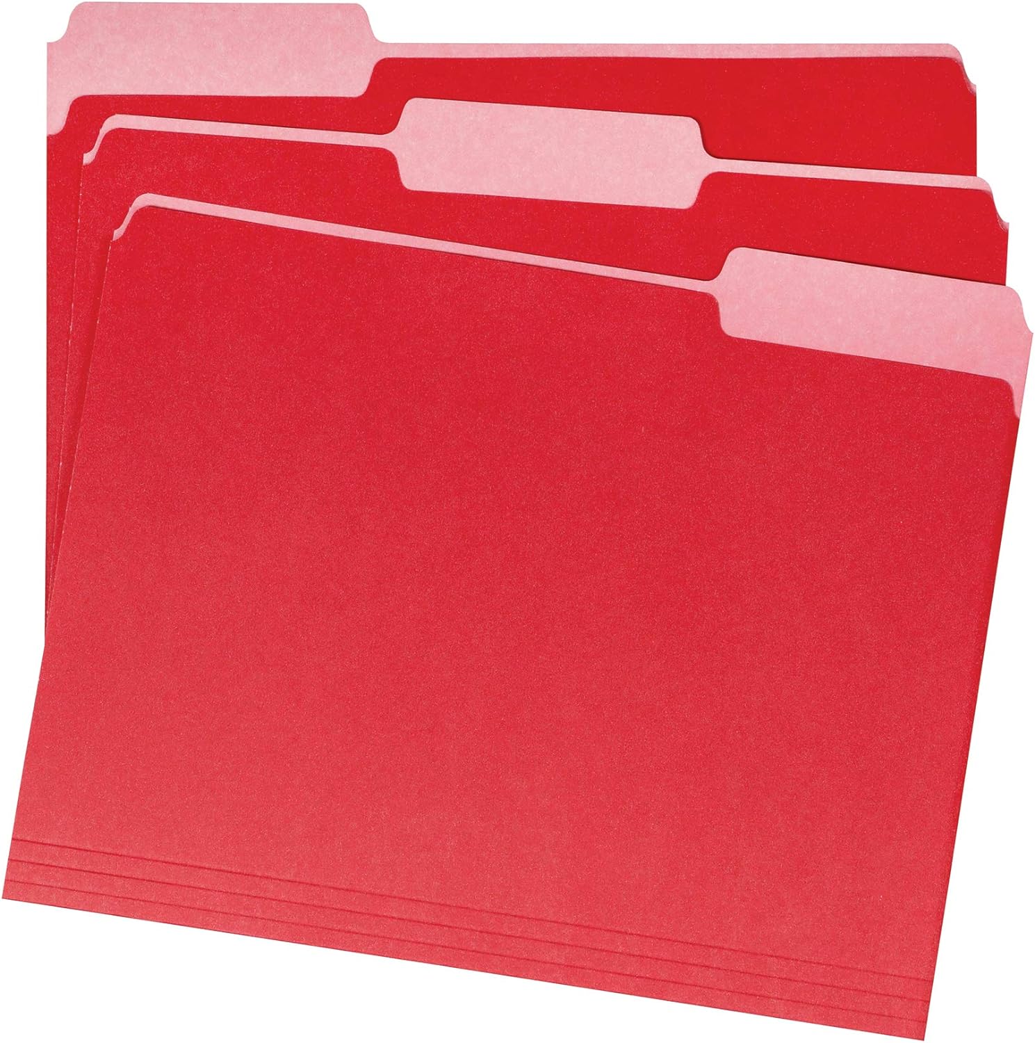 Thumbnail 1 de Amazon Basics File Folders for Organization, Red, 36-Pack (Letter Size, 1/3 Cut Tab)