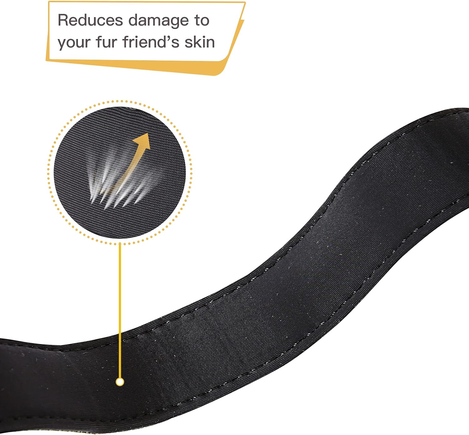 Thumbnail 6 de HEELE M Adjustable Reflective Neoprene Dog Collar, 34–52 cm