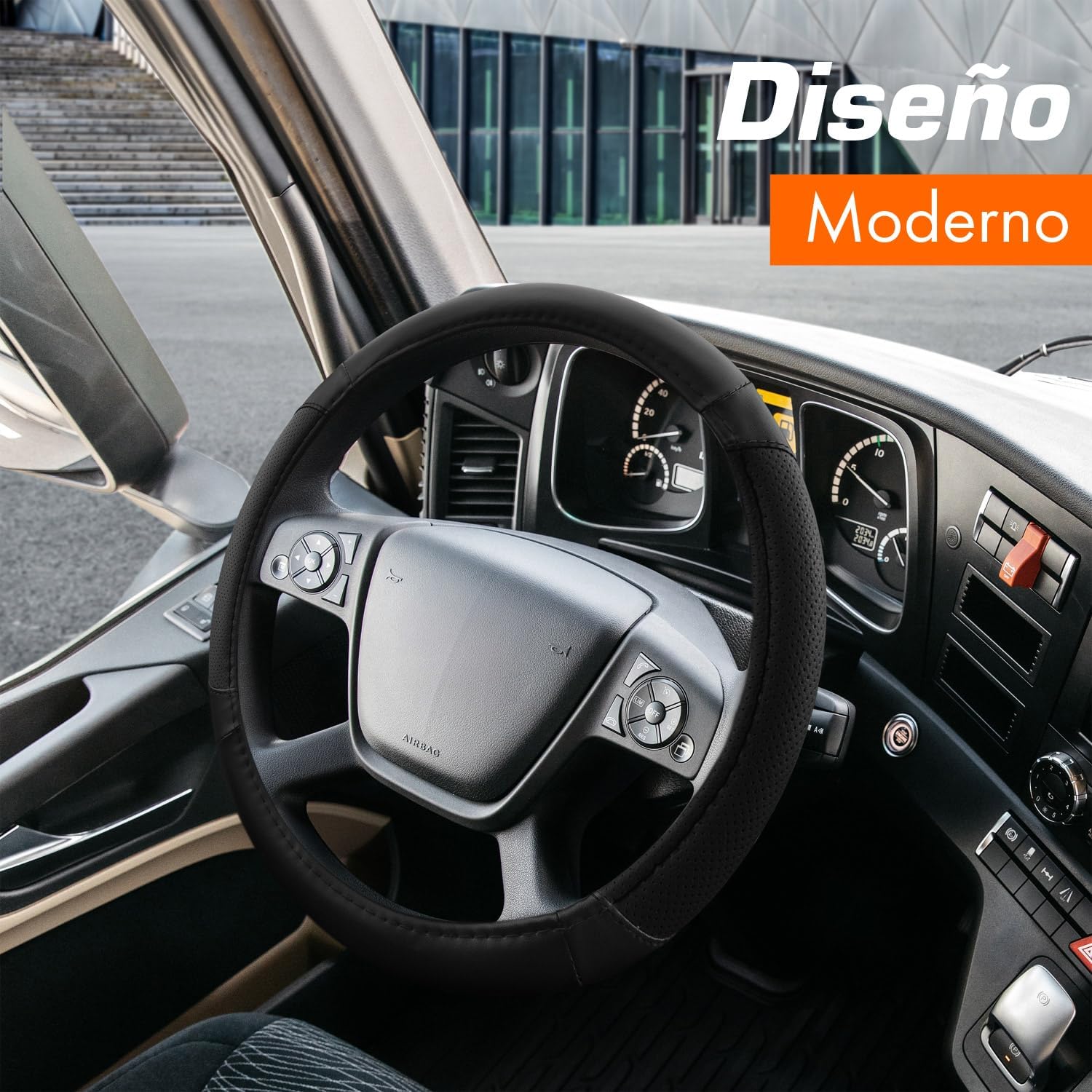Detalle 2 de Upgrade4cars Funda Volante 44-46 cm