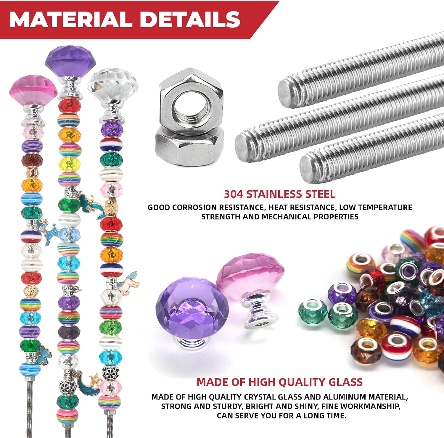 Detalle de DIY Fairy Garden Stakes Kit, 129-piece set