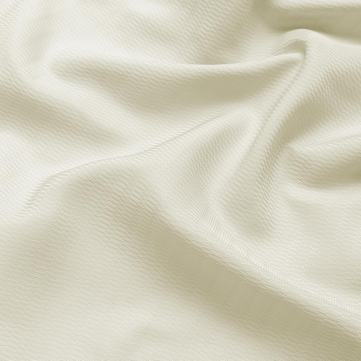 Detalle 2 de Ystyle Rideau Voilage Lot de 2 140x280cm Beige